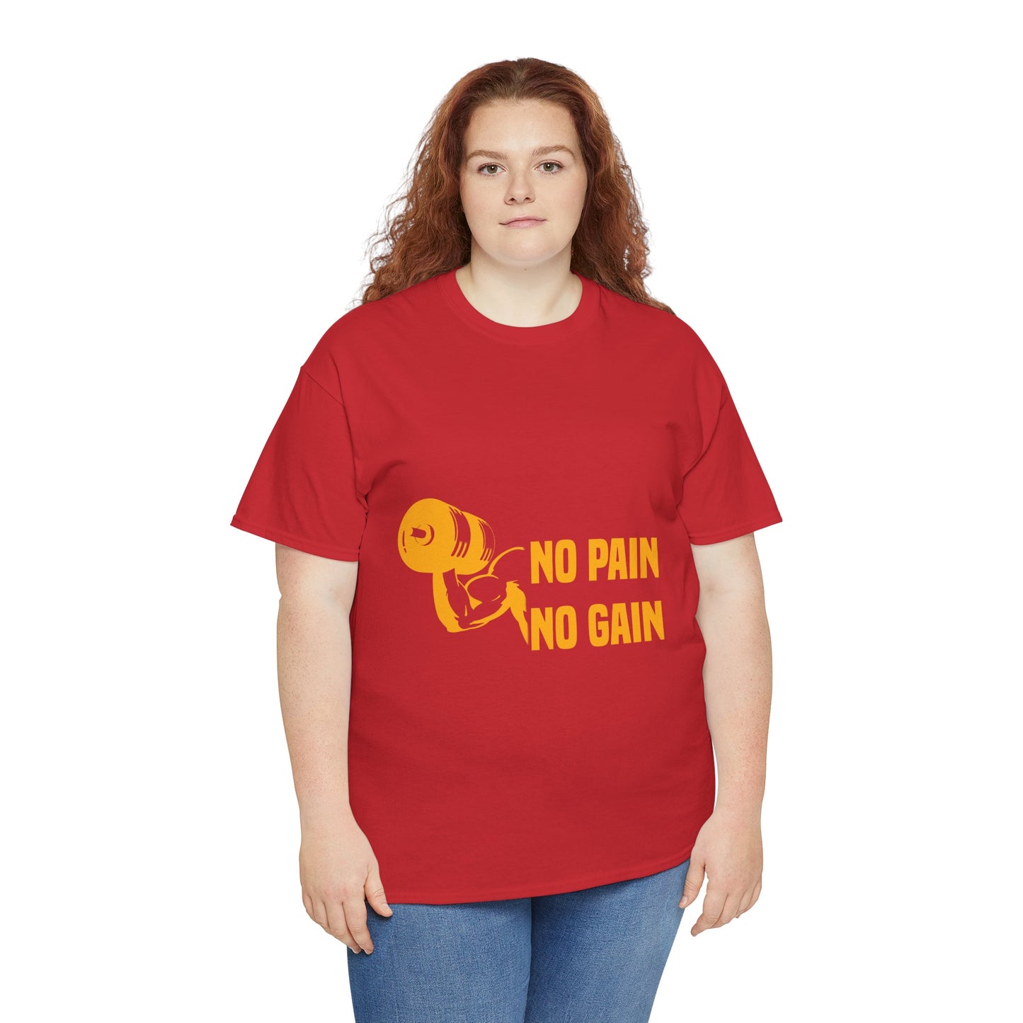 No Pain No Gain Motivational Fitness Tee