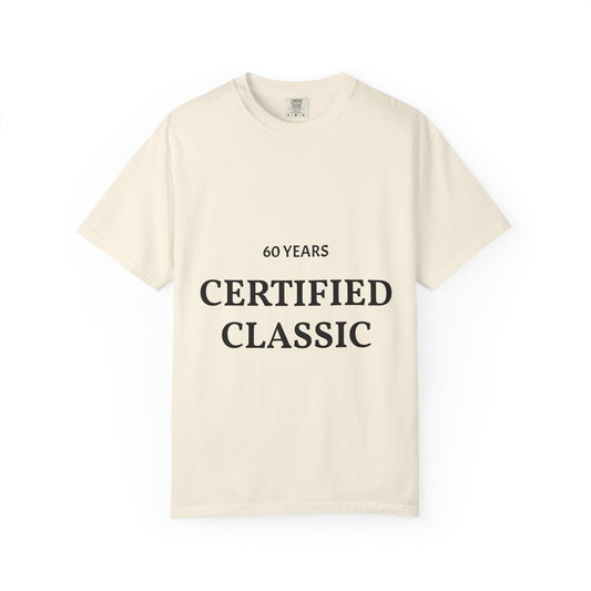 Retro '60 Years Certified' Birthday T-Shirt