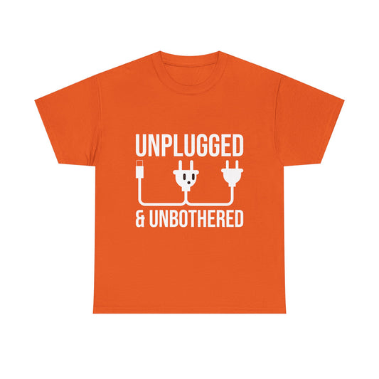 Relax Mode Tee — "Unplugged and Unbothered" Minimalist Calm T-Shirt