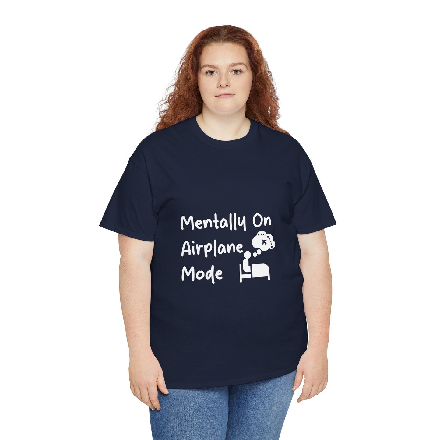 Mentally on Airplane Mode Travel Lover T-Shirt