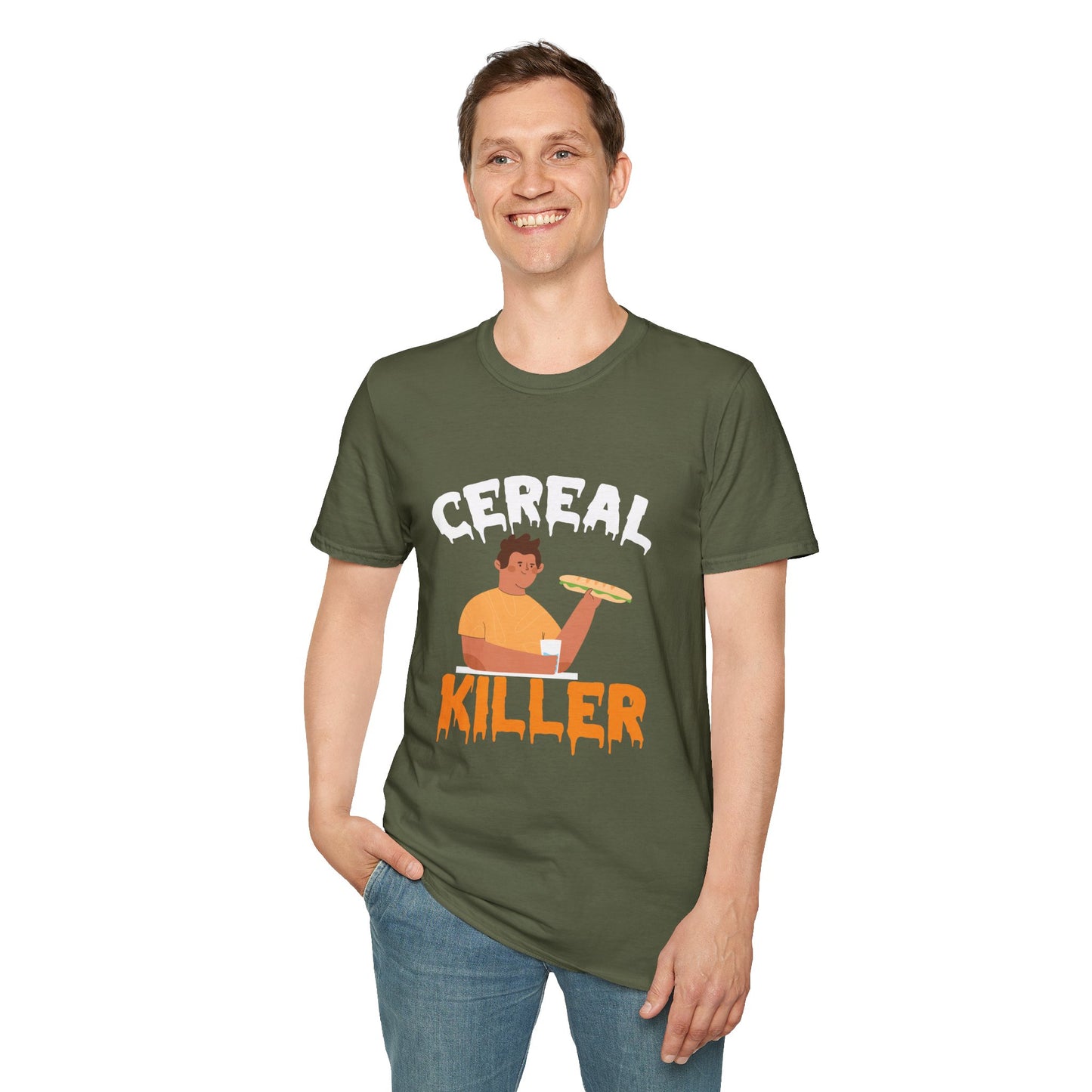 Cereal Killer Pun T-Shirt — Funny Breakfast Lover Tee