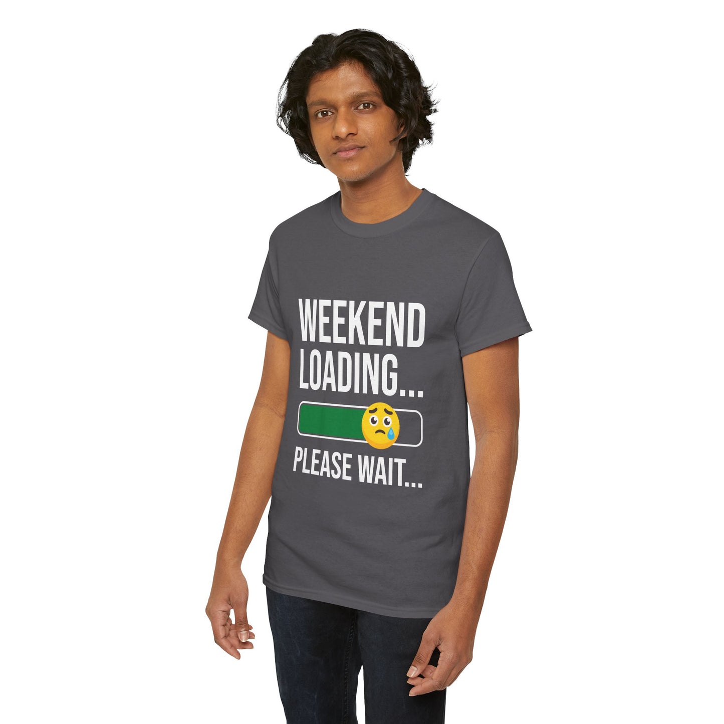 Weekend Loading Please Wait Tee — Funny Lazy Mode T-Shirt