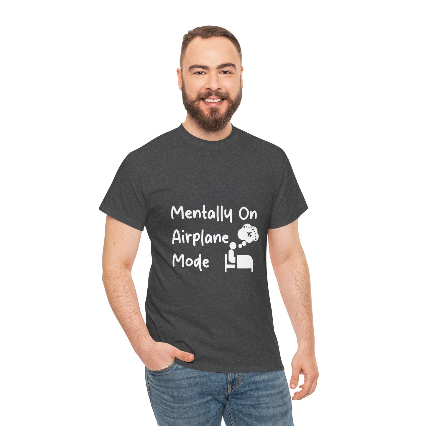Mentally on Airplane Mode Travel Lover T-Shirt