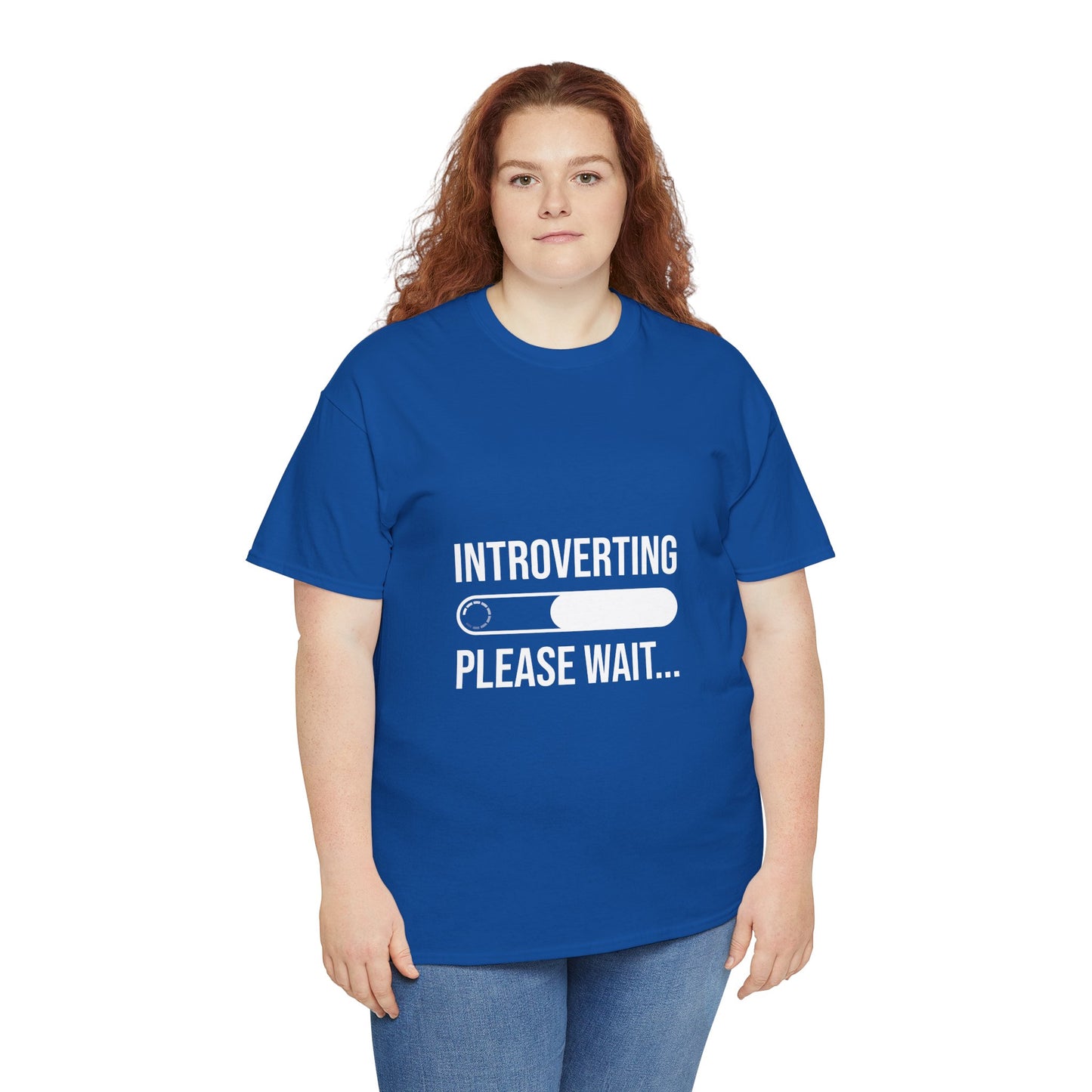 Introverting Please Wait T-Shirt — Funny Introvert Loading Tee