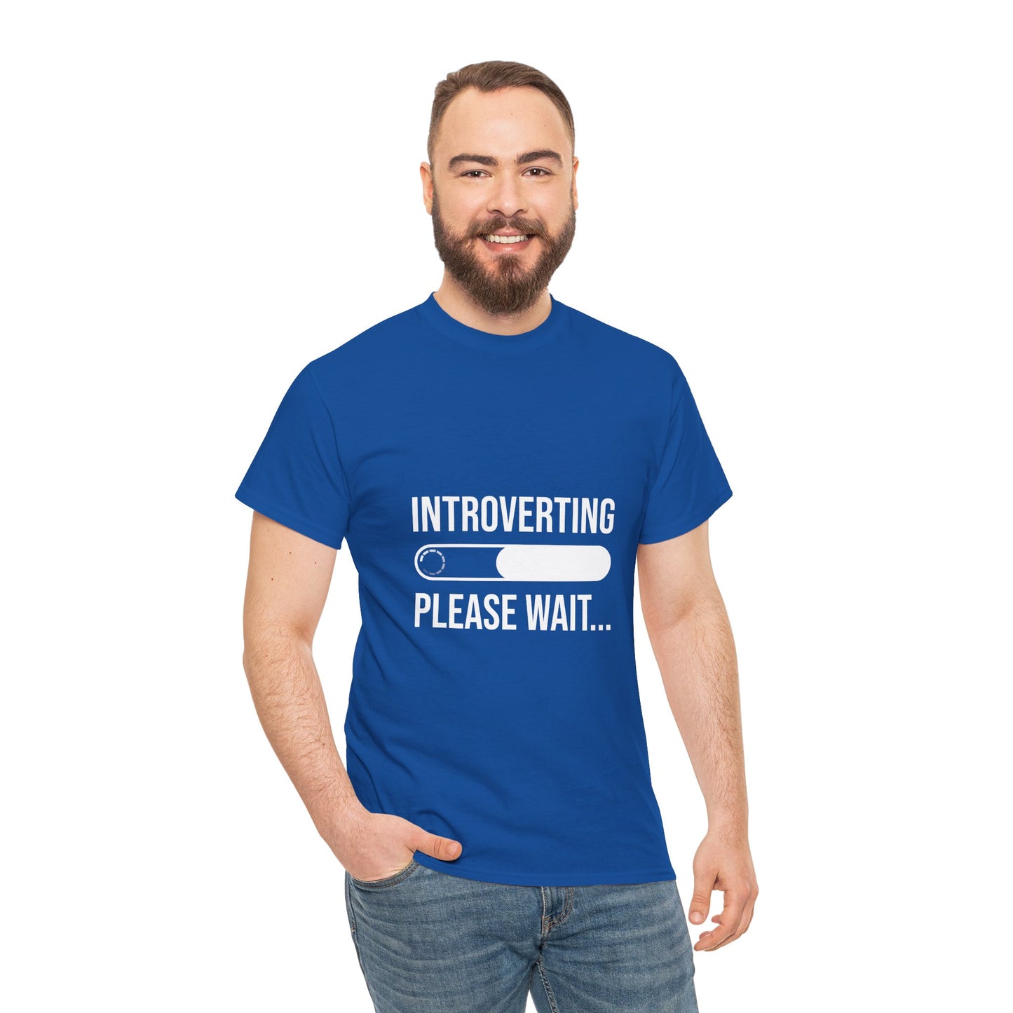 Introverting Please Wait T-Shirt — Funny Introvert Loading Tee