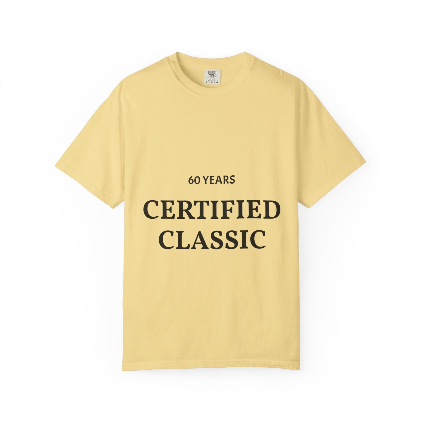 Retro '60 Years Certified' Birthday T-Shirt