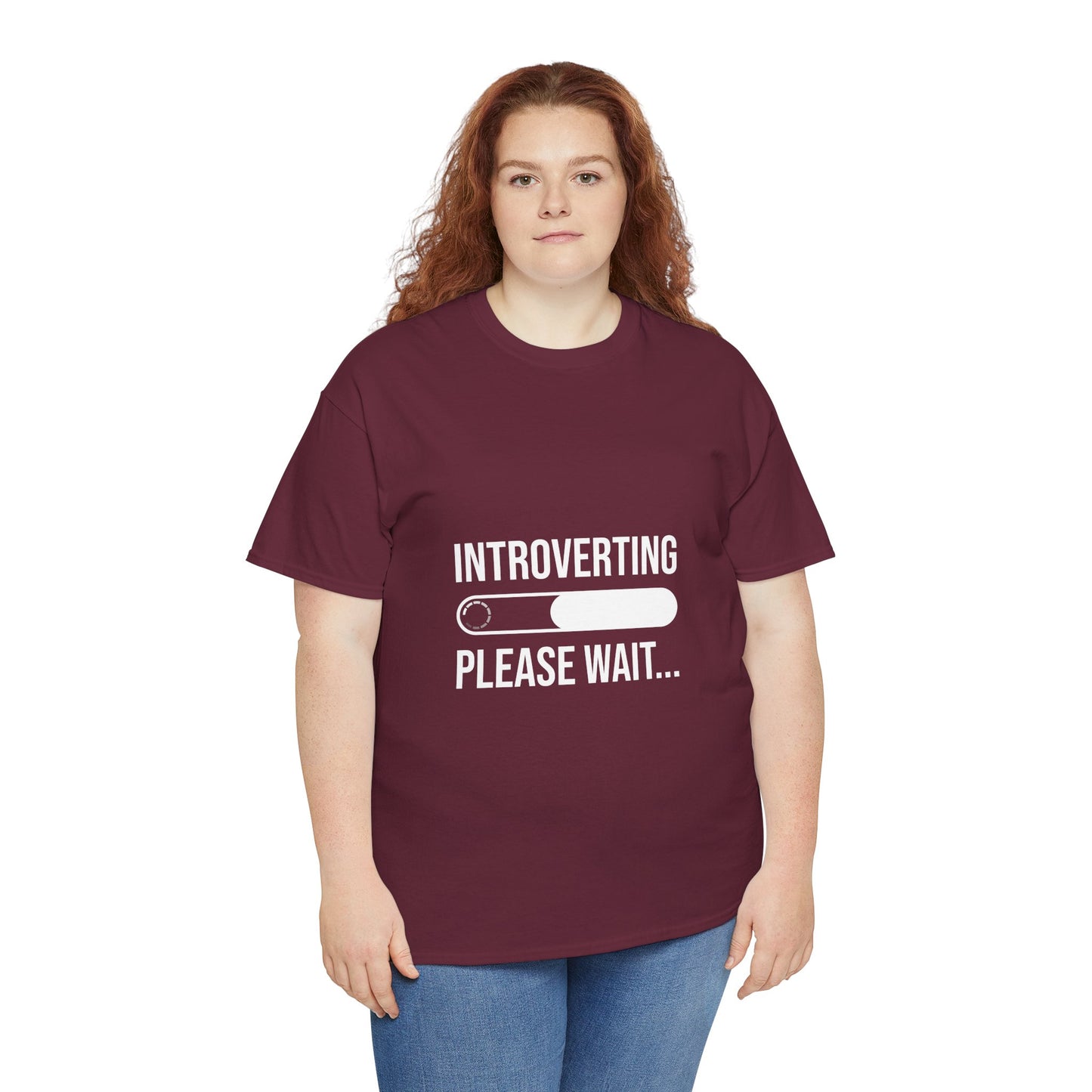 Introverting Please Wait T-Shirt — Funny Introvert Loading Tee