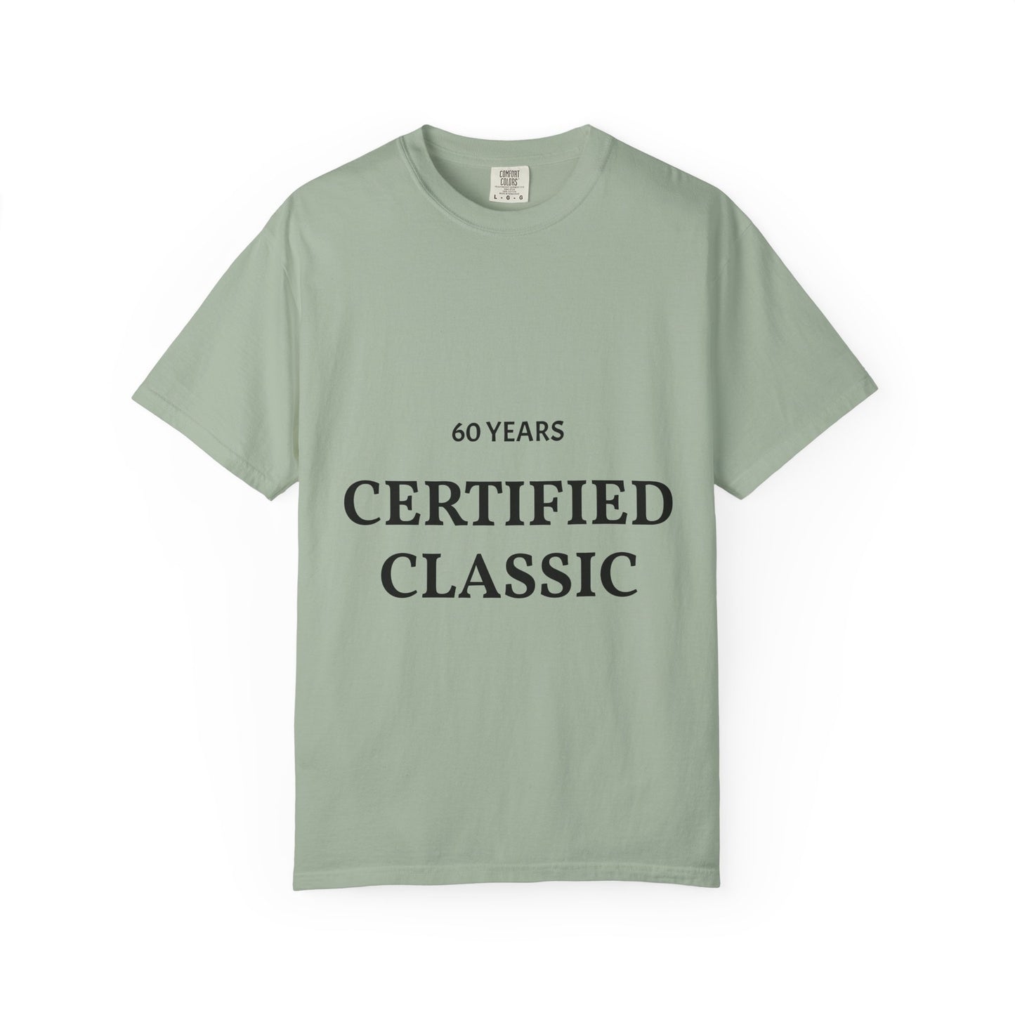 Retro '60 Years Certified' Birthday T-Shirt
