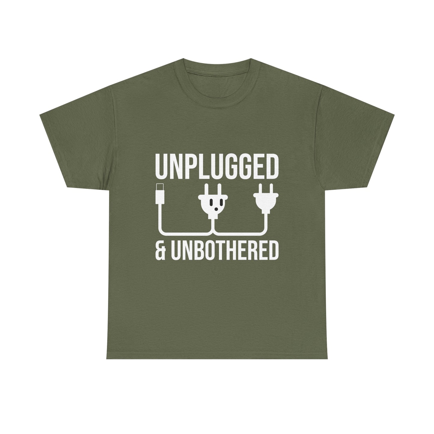 Relax Mode Tee — "Unplugged and Unbothered" Minimalist Calm T-Shirt