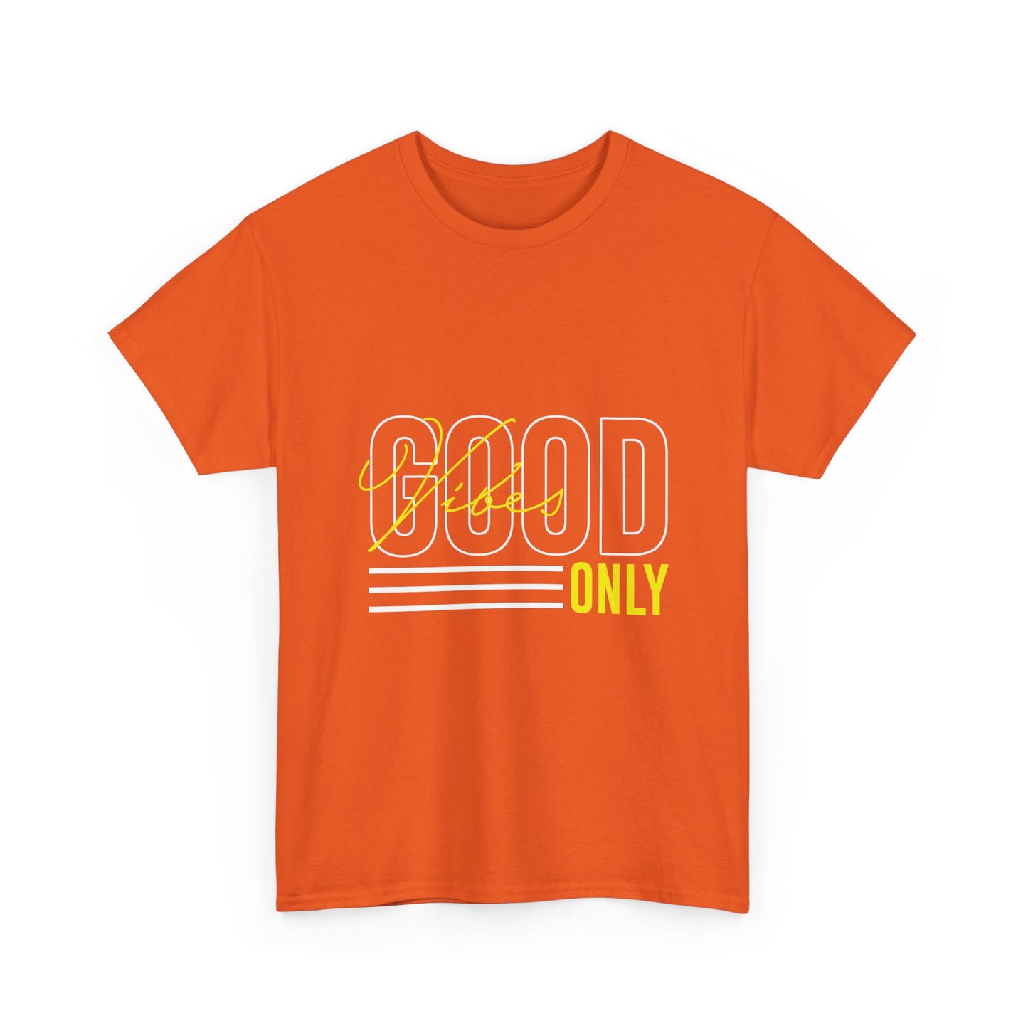 Good Vibes Only Tee — Positive Energy Aesthetic T-Shirt