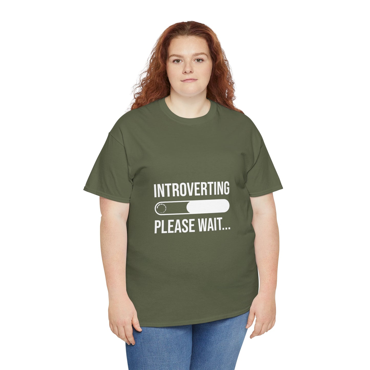 Introverting Please Wait T-Shirt — Funny Introvert Loading Tee