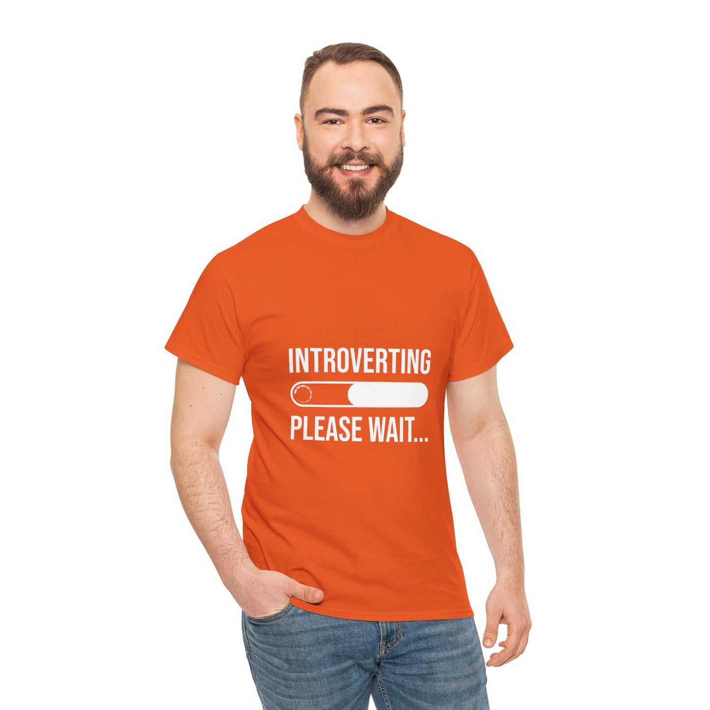 Introverting Please Wait T-Shirt — Funny Introvert Loading Tee