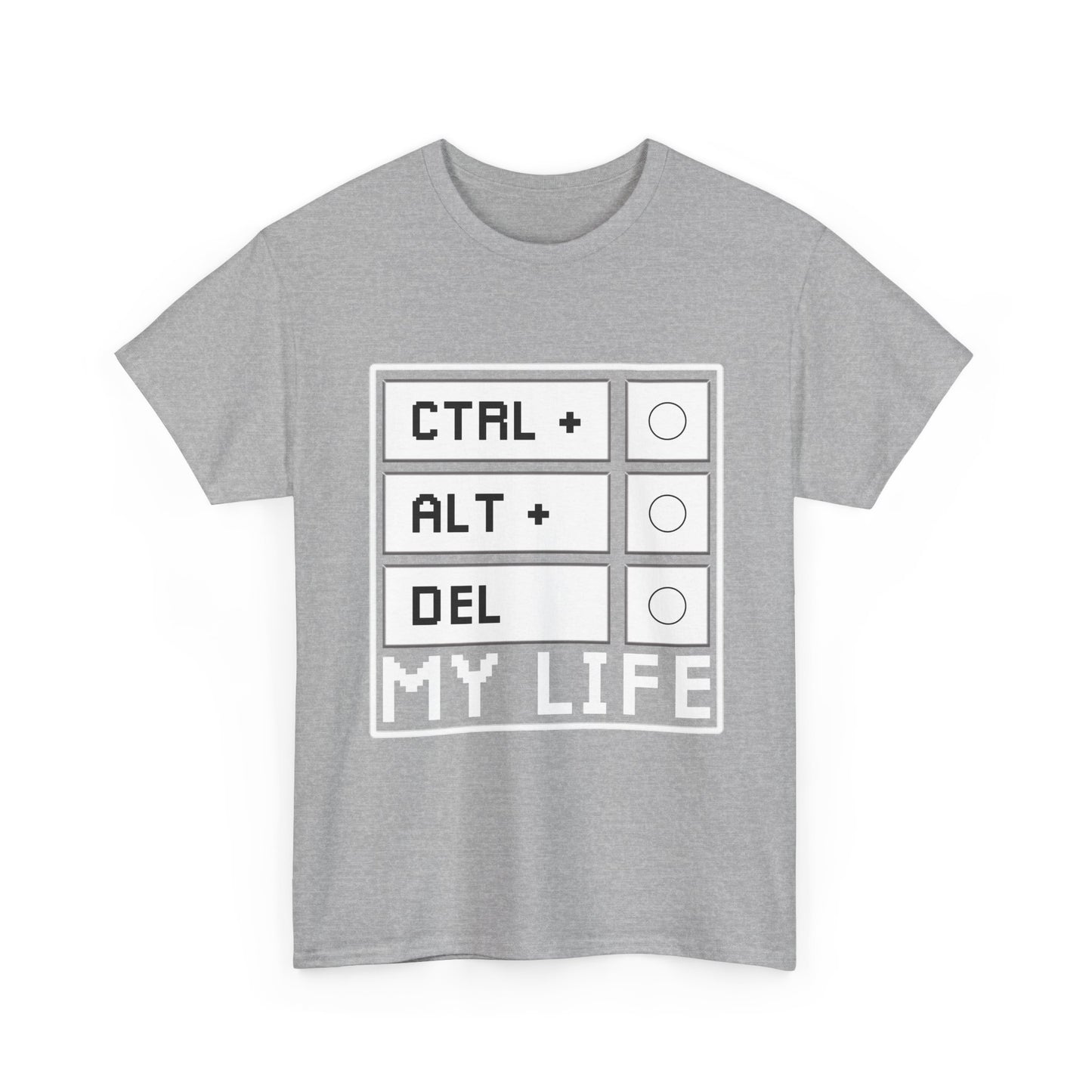 Ctrl Alt Del My Life Programmer T-Shirt