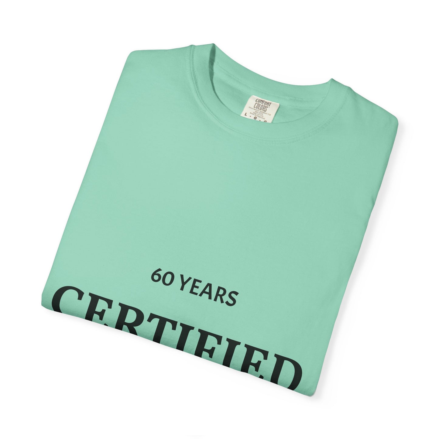 Retro '60 Years Certified' Birthday T-Shirt