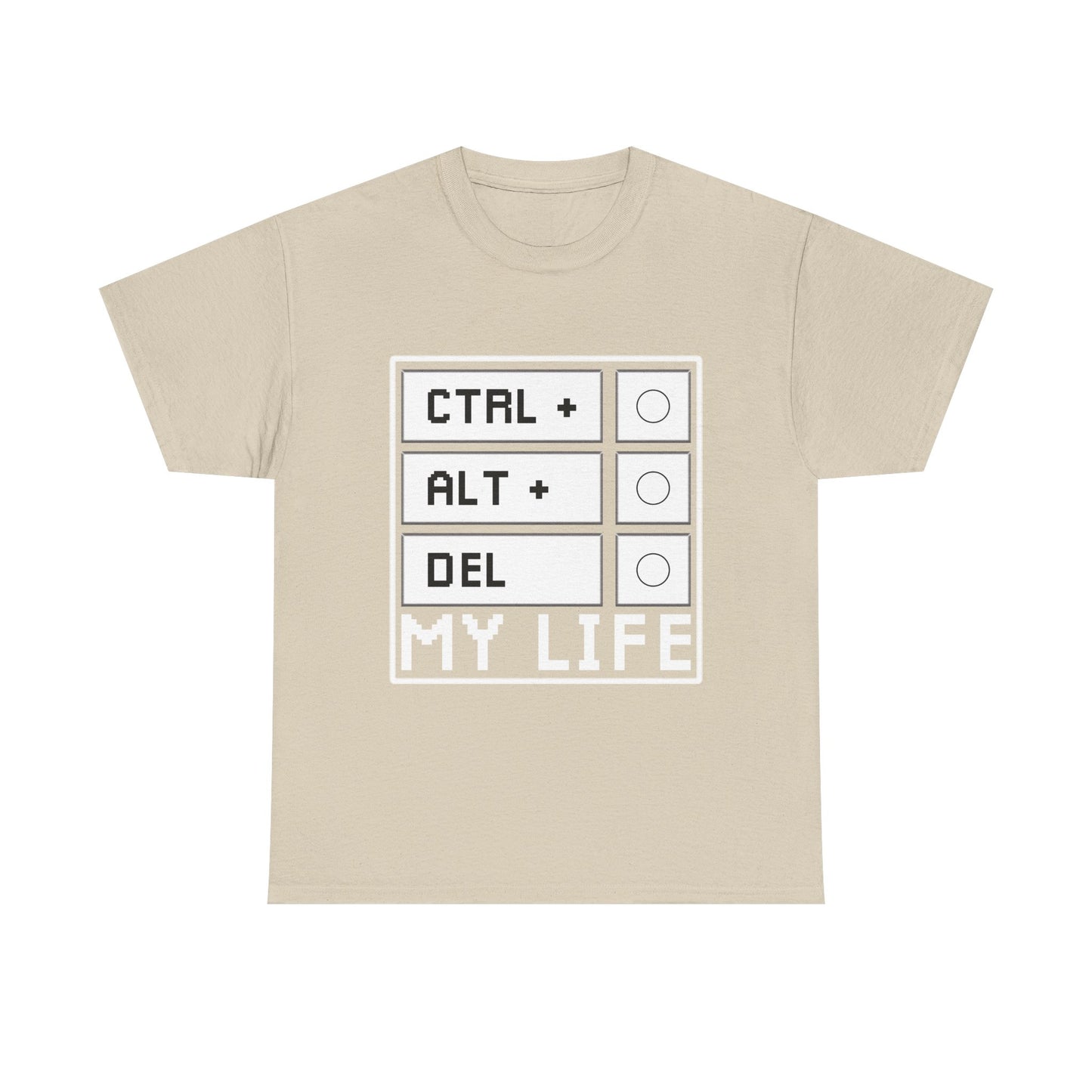 Ctrl Alt Del My Life Programmer T-Shirt