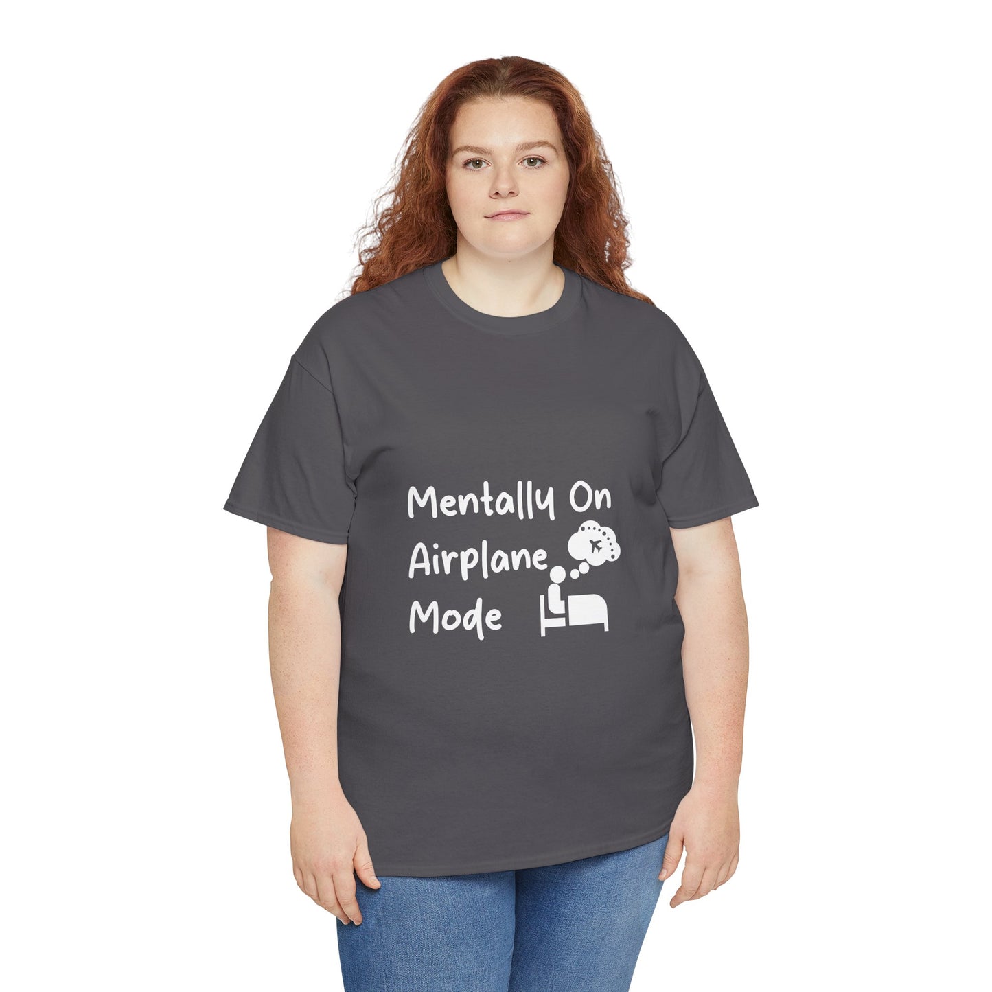 Mentally on Airplane Mode Travel Lover T-Shirt