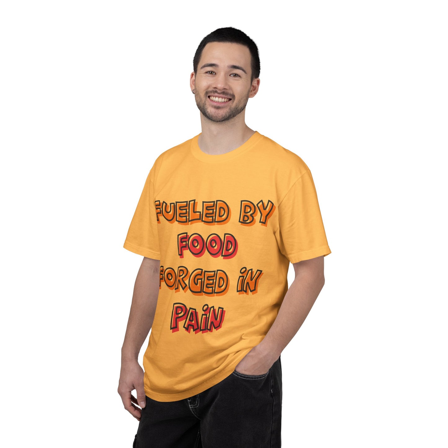 Fueled by Food Forged in Pain Fitness Tee - Motivational Gym T-Shirt