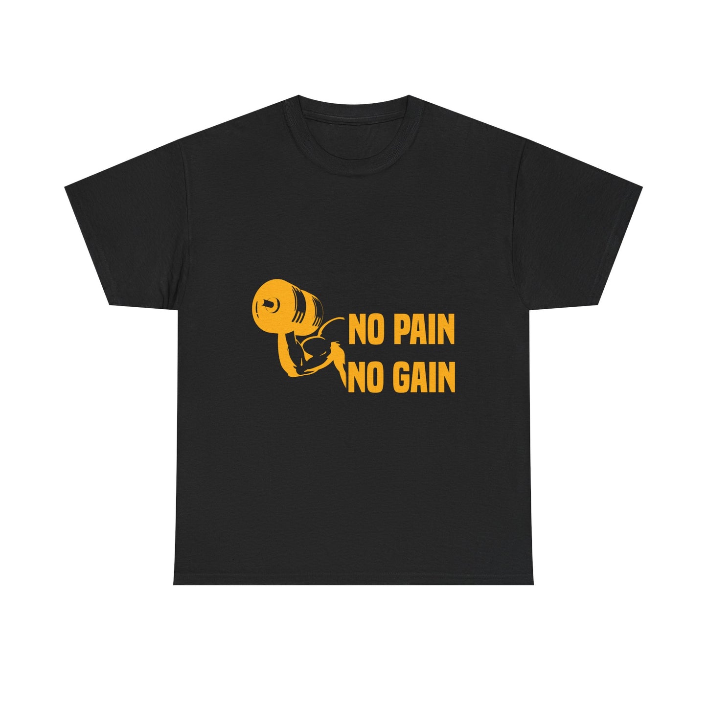 No Pain No Gain Motivational Fitness Tee