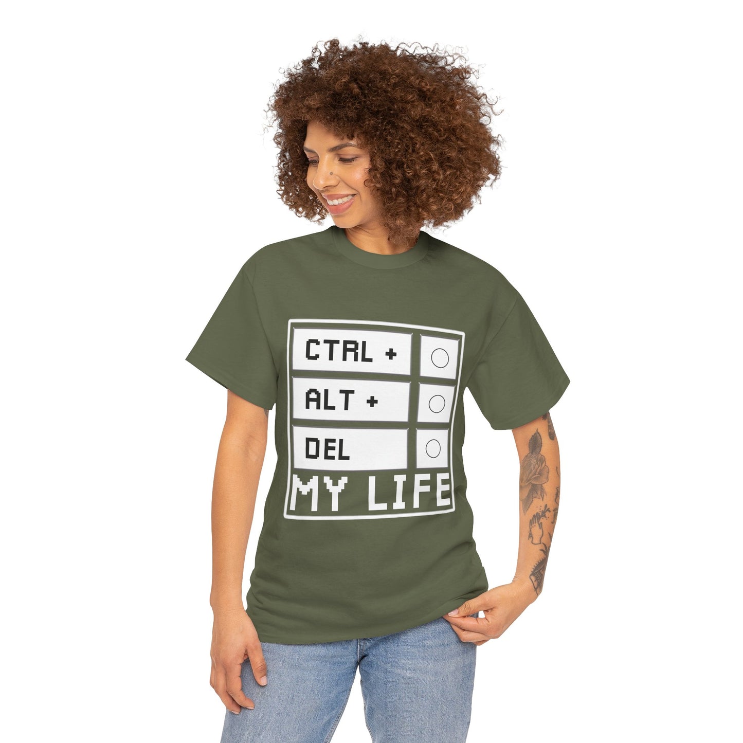 Ctrl Alt Del My Life Programmer T-Shirt