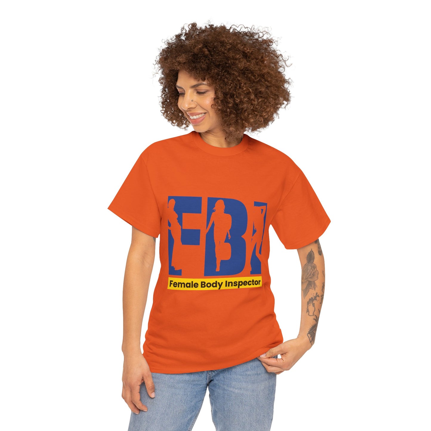 FBI Female Body Inspector Funny Graphic T-Shirt — Adult Humor Tee
