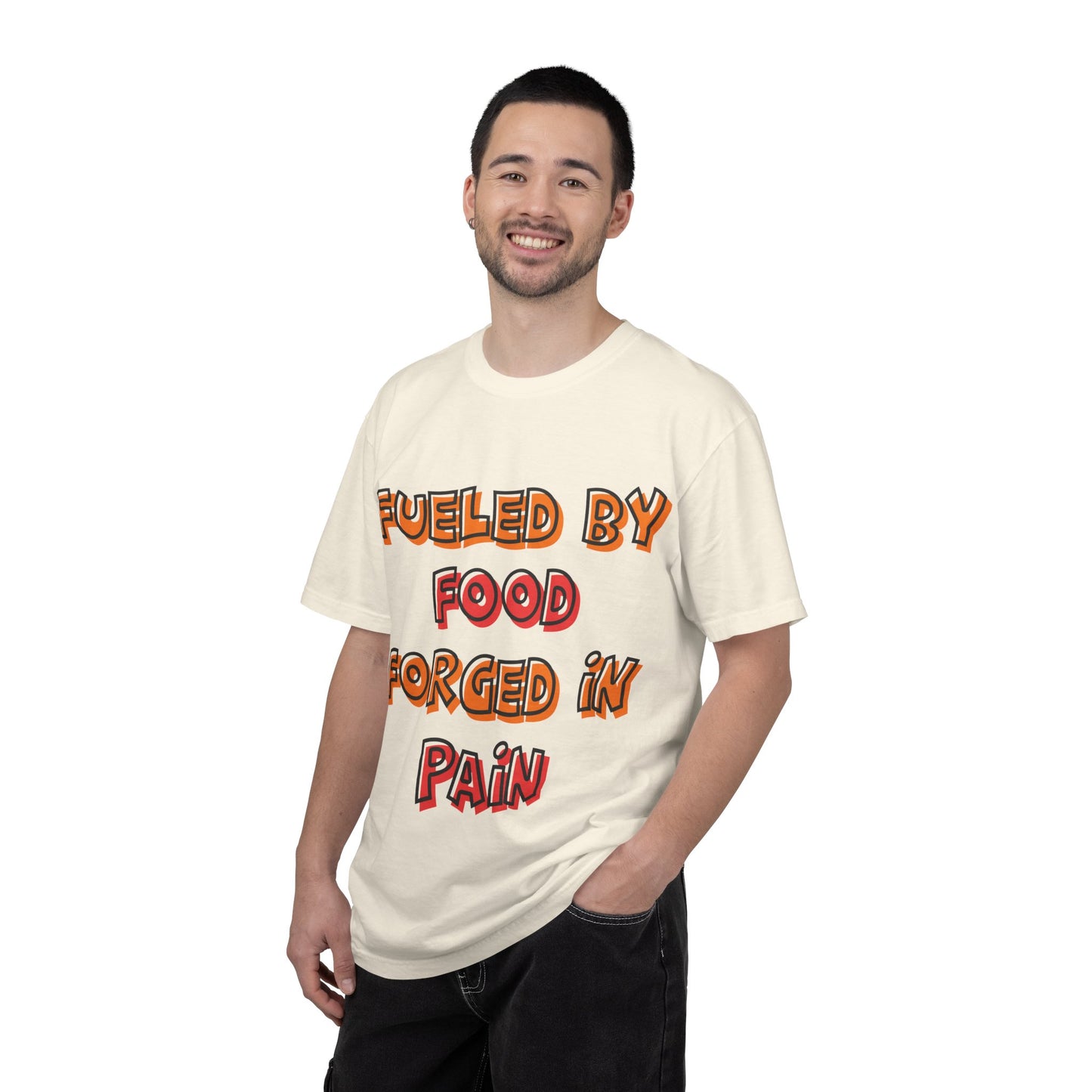 Fueled by Food Forged in Pain Fitness Tee - Motivational Gym T-Shirt