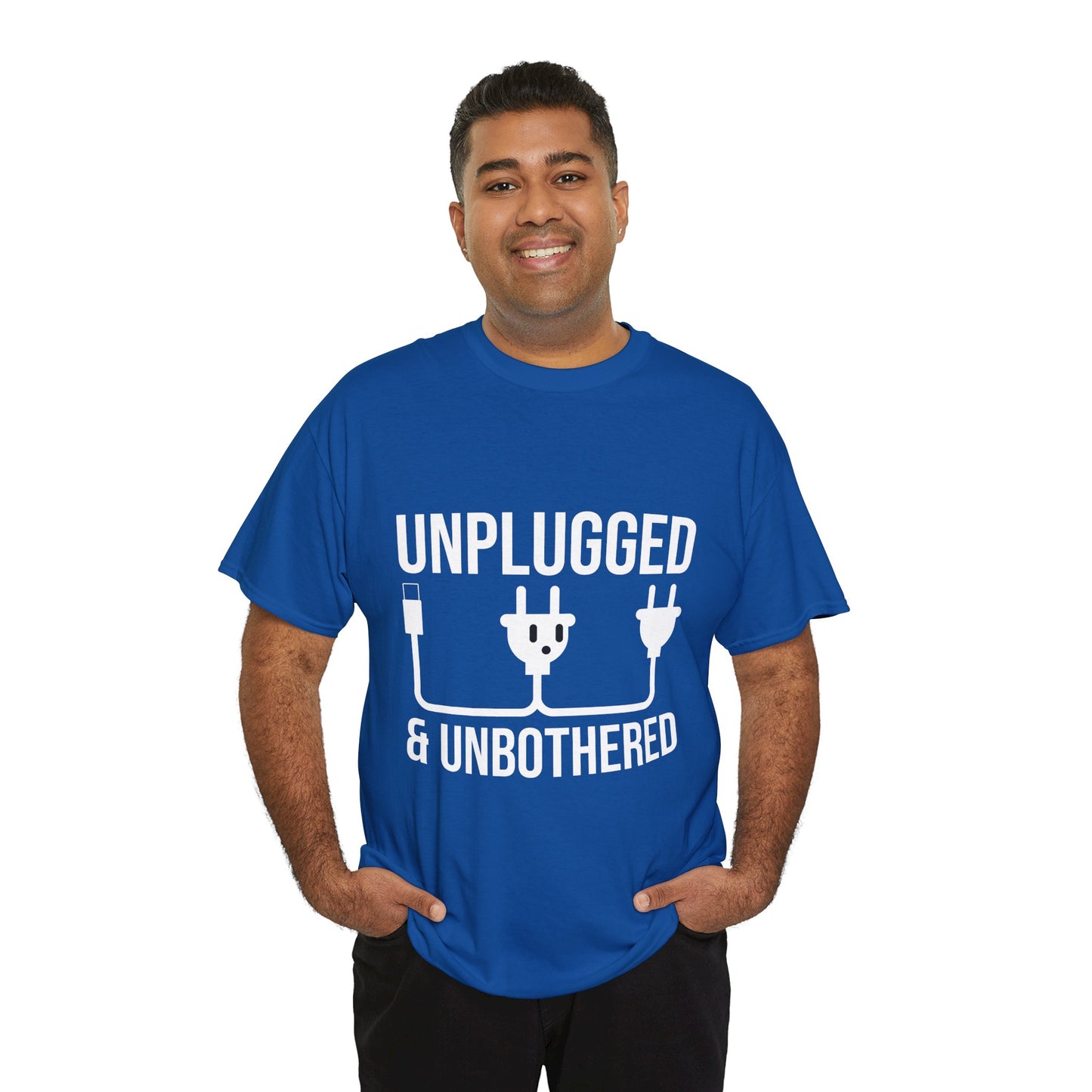 Relax Mode Tee — "Unplugged and Unbothered" Minimalist Calm T-Shirt