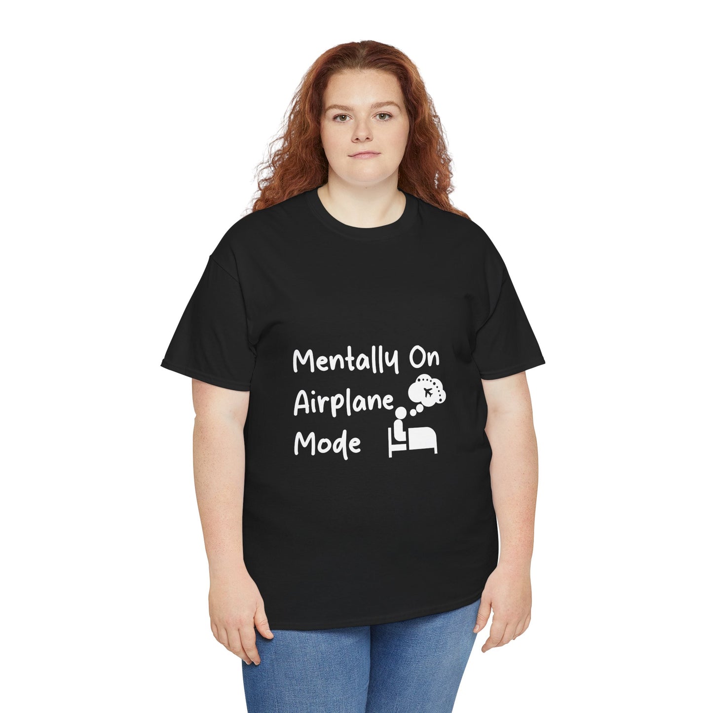 Mentally on Airplane Mode Travel Lover T-Shirt