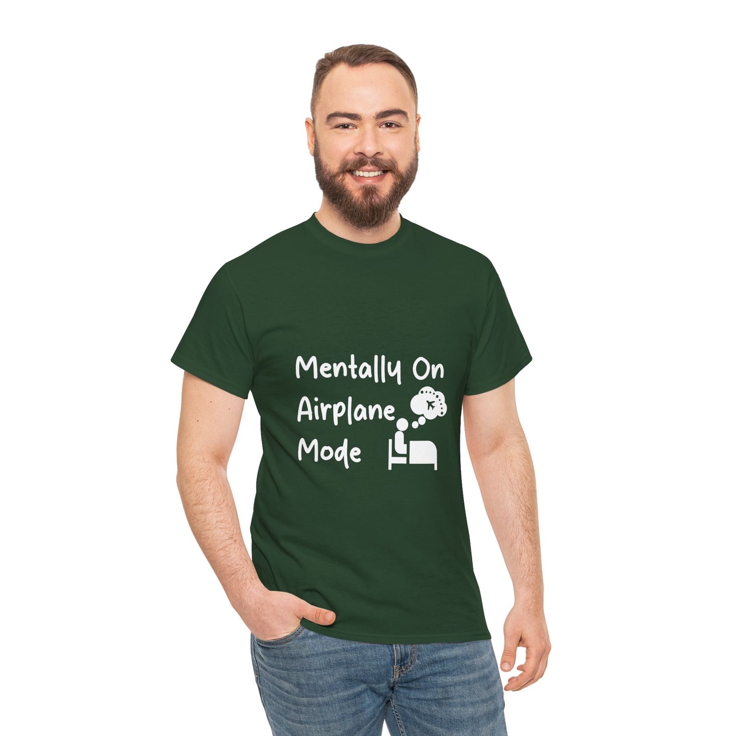 Mentally on Airplane Mode Travel Lover T-Shirt