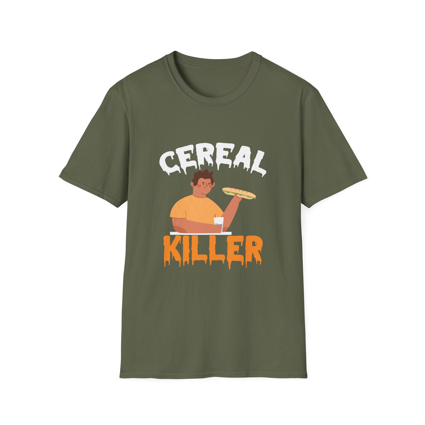 Cereal Killer Pun T-Shirt — Funny Breakfast Lover Tee