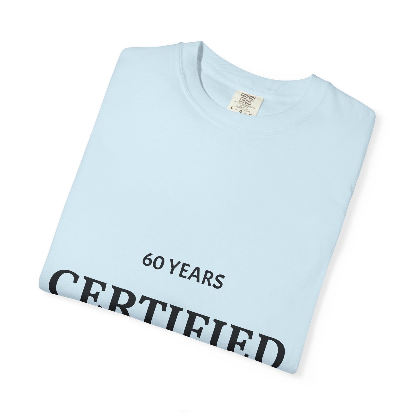 Retro '60 Years Certified' Birthday T-Shirt