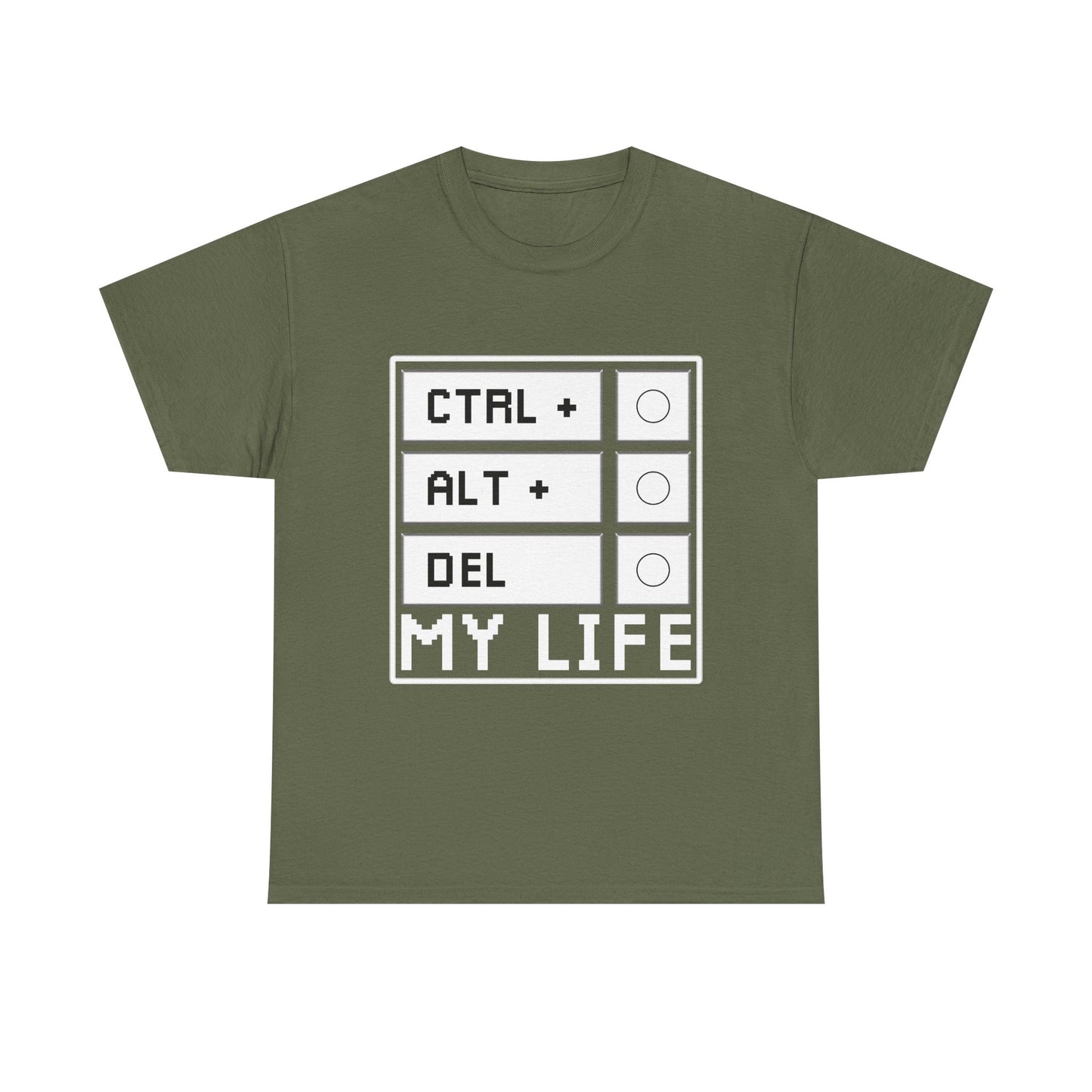 Ctrl Alt Del My Life Programmer T-Shirt