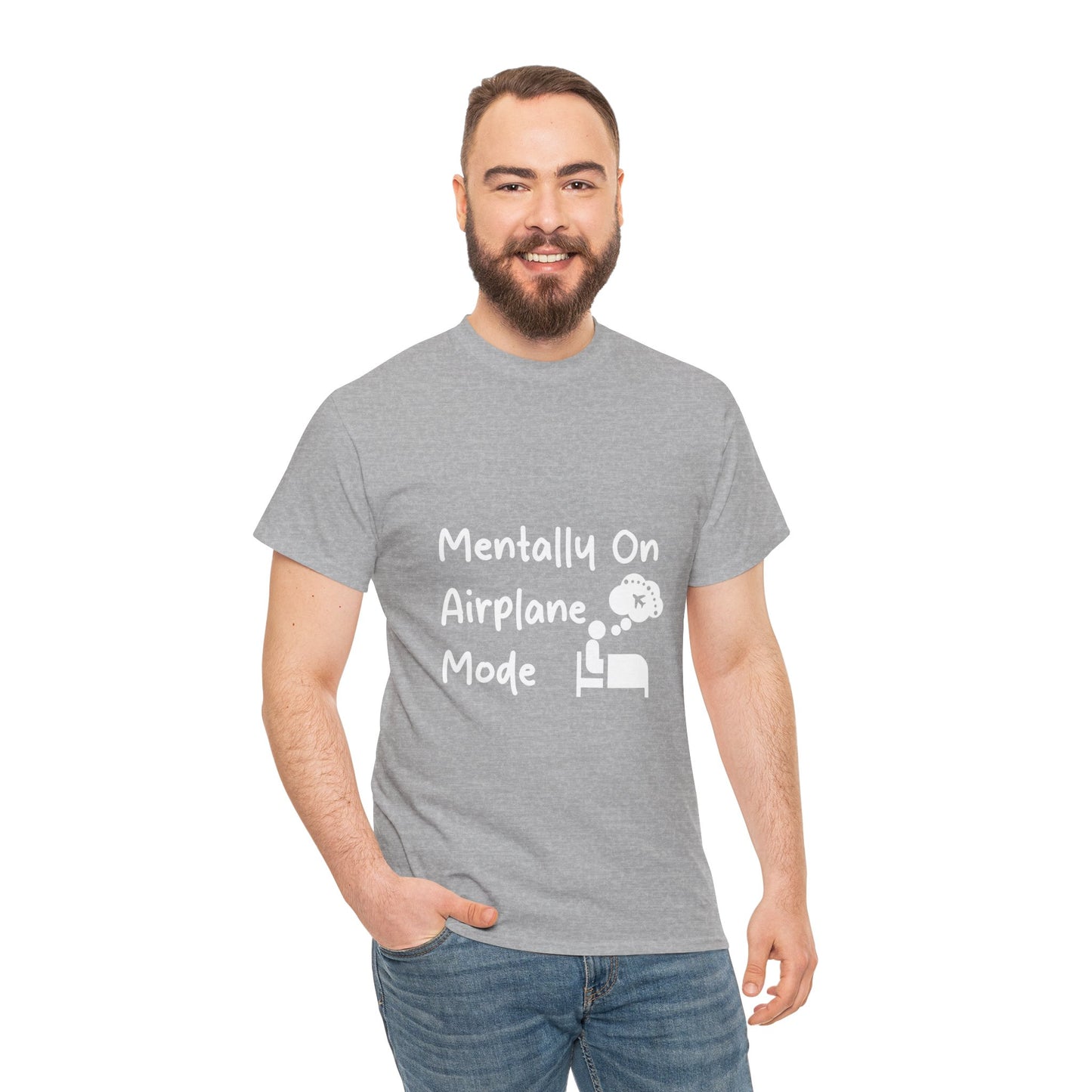 Mentally on Airplane Mode Travel Lover T-Shirt