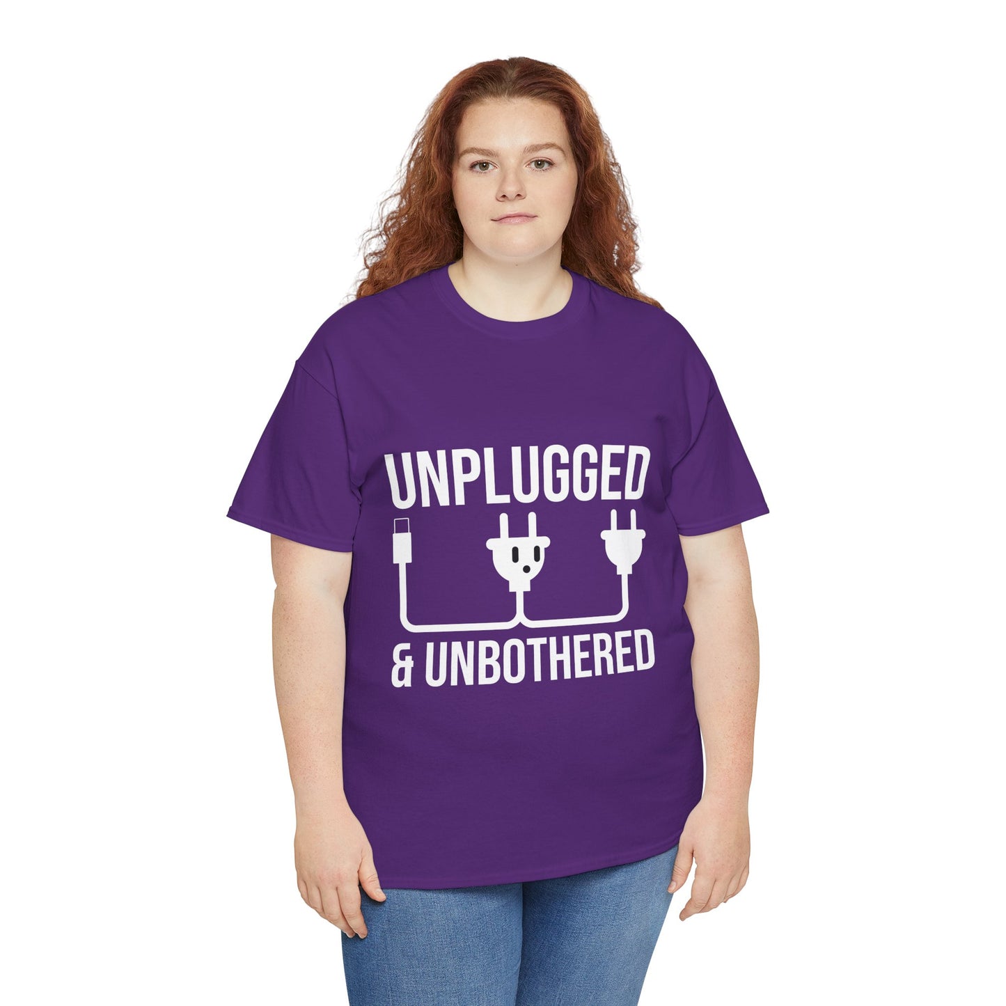 Relax Mode Tee — "Unplugged and Unbothered" Minimalist Calm T-Shirt