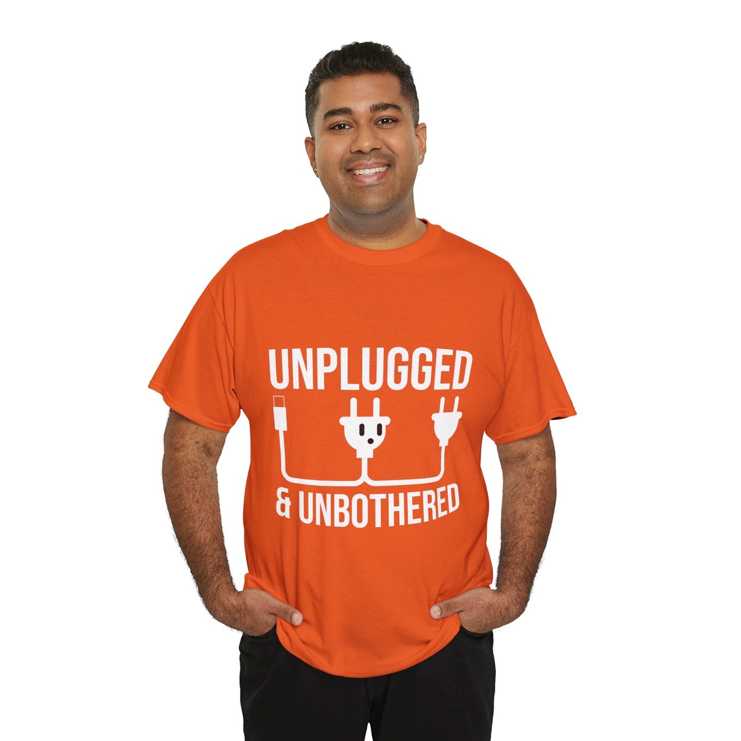 Relax Mode Tee — "Unplugged and Unbothered" Minimalist Calm T-Shirt