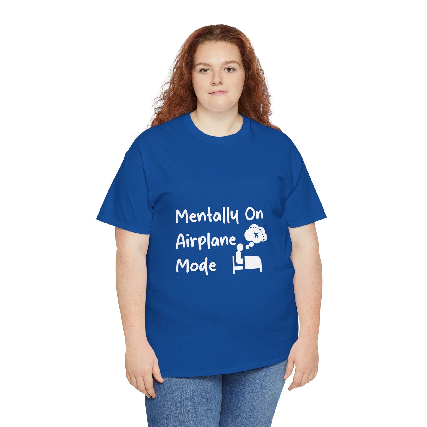 Mentally on Airplane Mode Travel Lover T-Shirt
