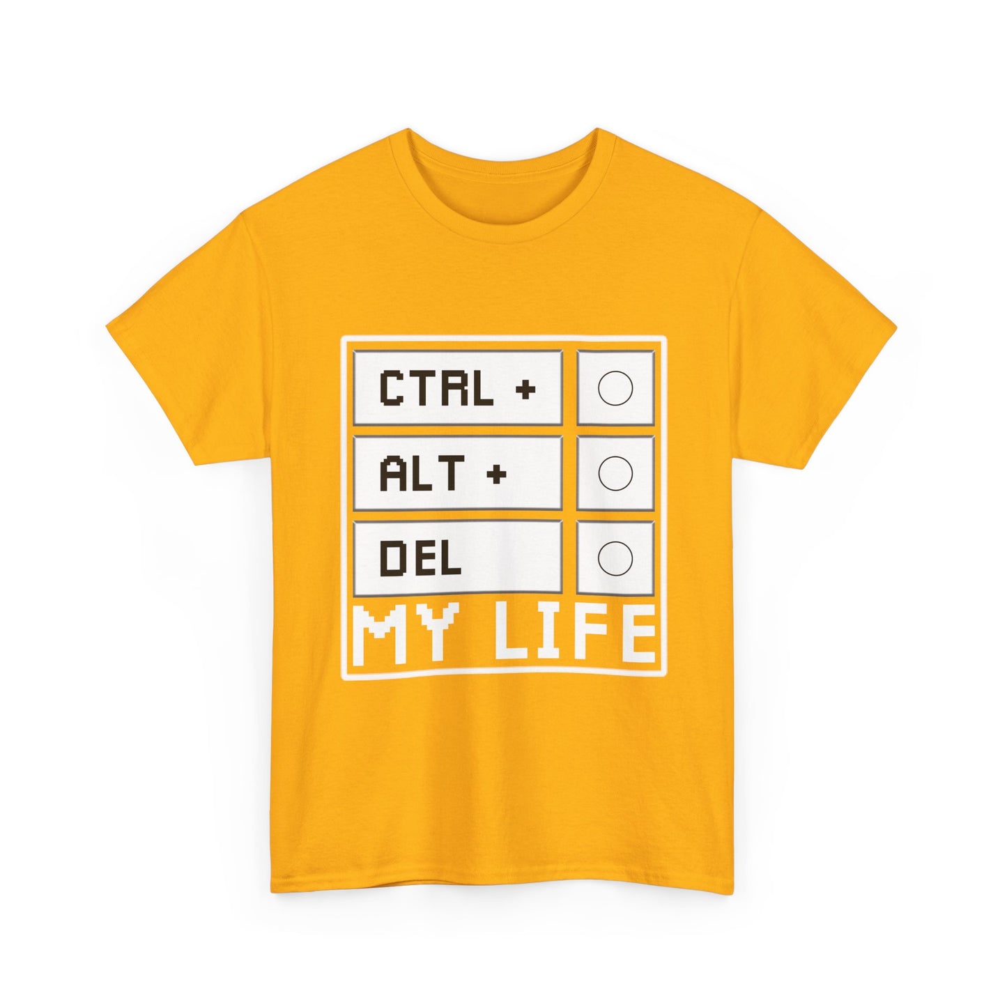 Ctrl Alt Del My Life Programmer T-Shirt