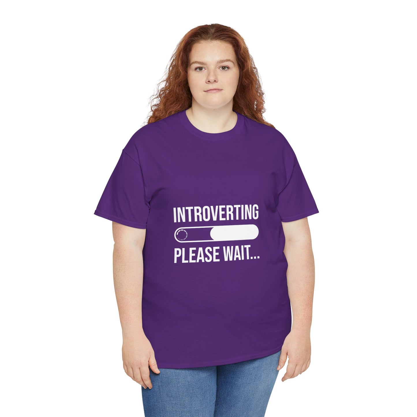Introverting Please Wait T-Shirt — Funny Introvert Loading Tee