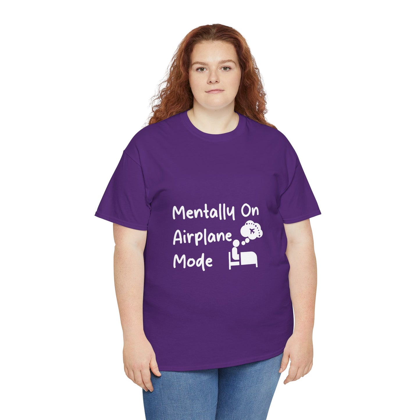 Mentally on Airplane Mode Travel Lover T-Shirt