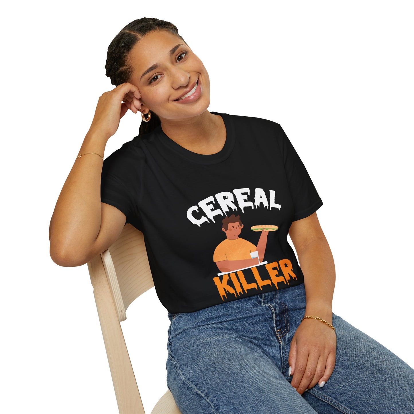 Cereal Killer Pun T-Shirt — Funny Breakfast Lover Tee