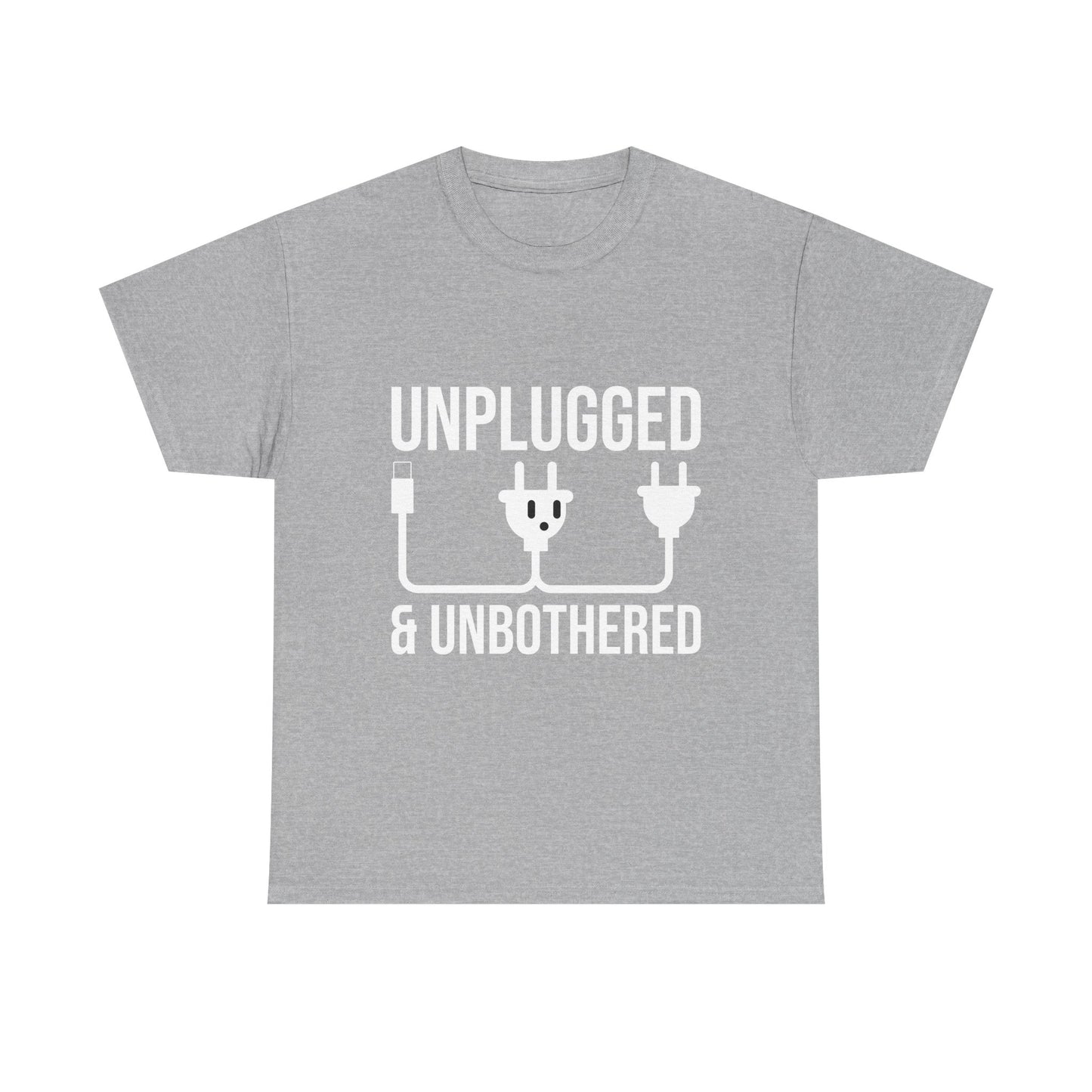 Relax Mode Tee — "Unplugged and Unbothered" Minimalist Calm T-Shirt