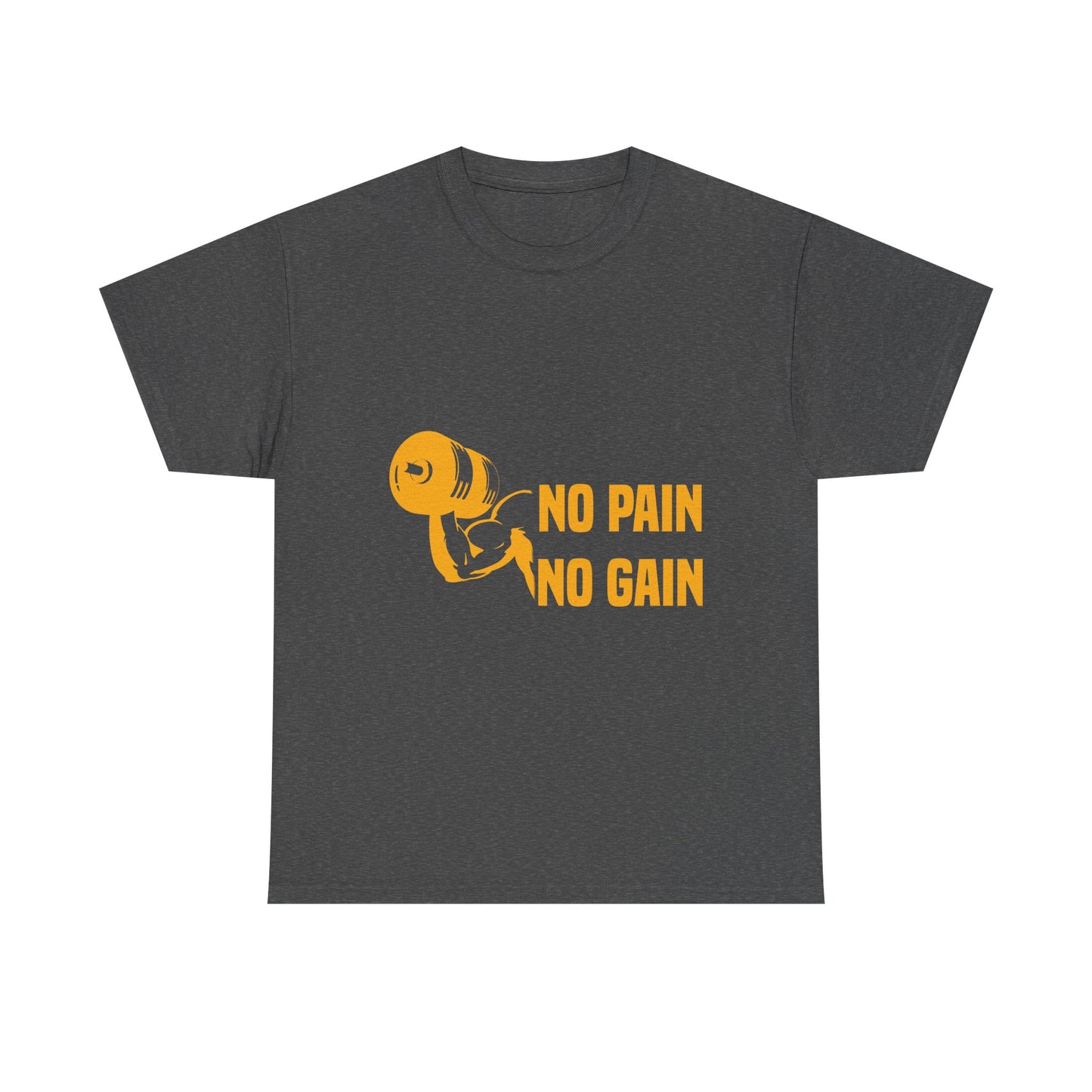 No Pain No Gain Motivational Fitness Tee