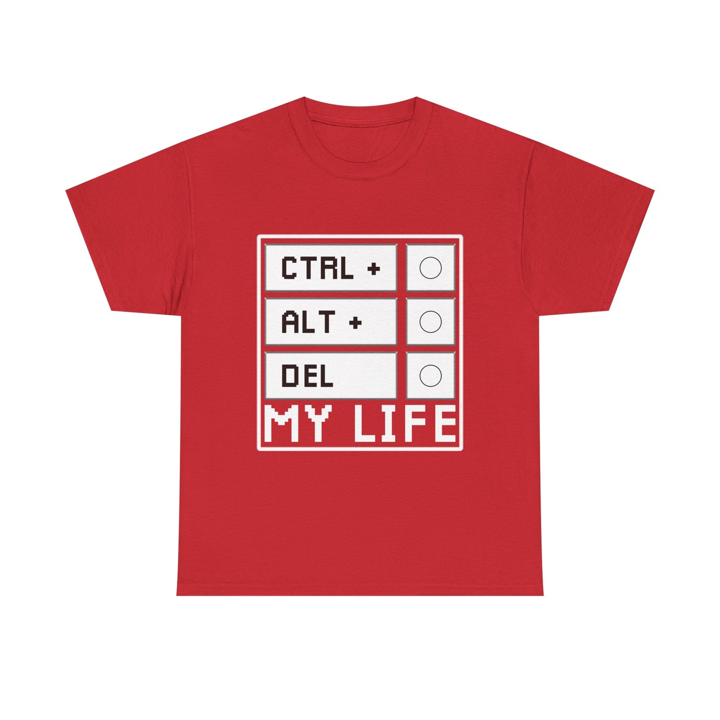 Ctrl Alt Del My Life Programmer T-Shirt
