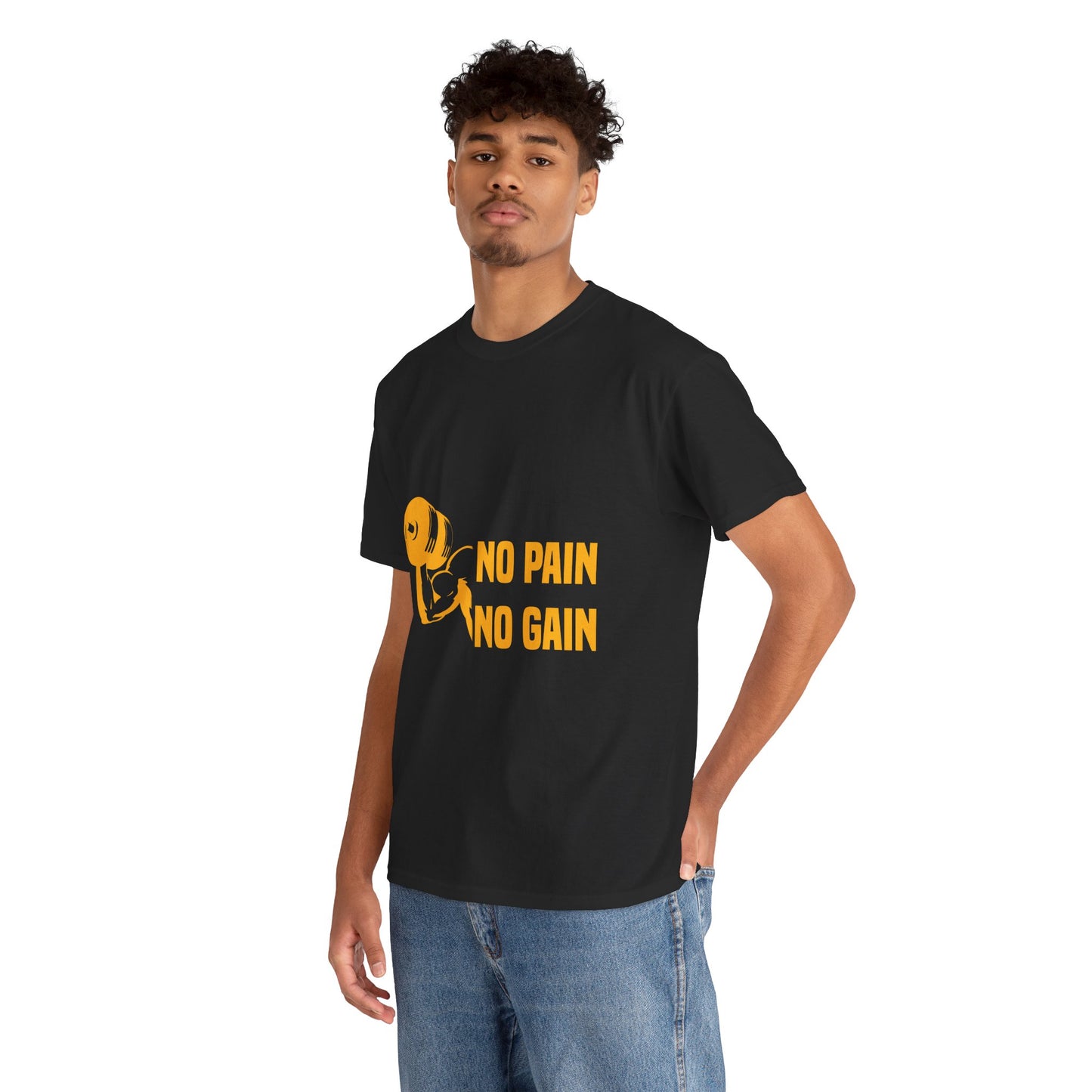 No Pain No Gain Motivational Fitness Tee