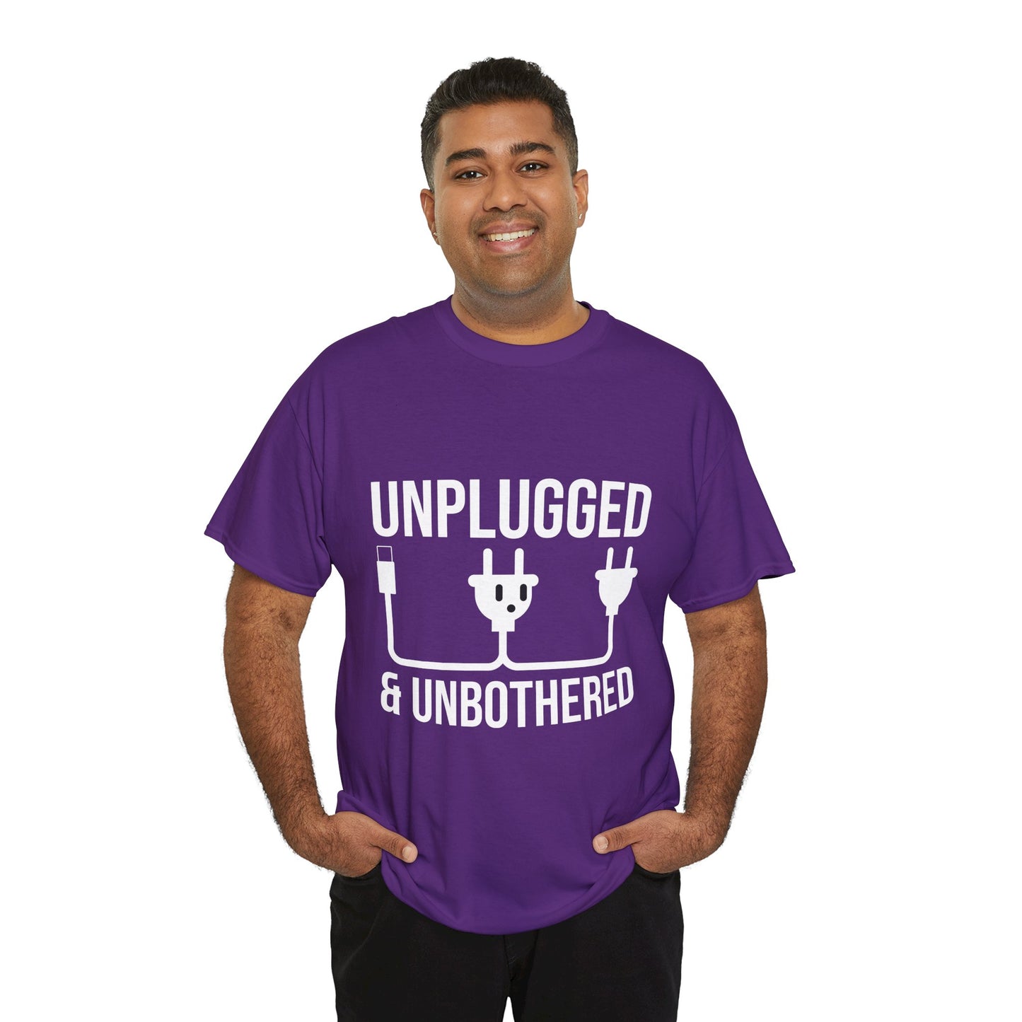 Relax Mode Tee — "Unplugged and Unbothered" Minimalist Calm T-Shirt