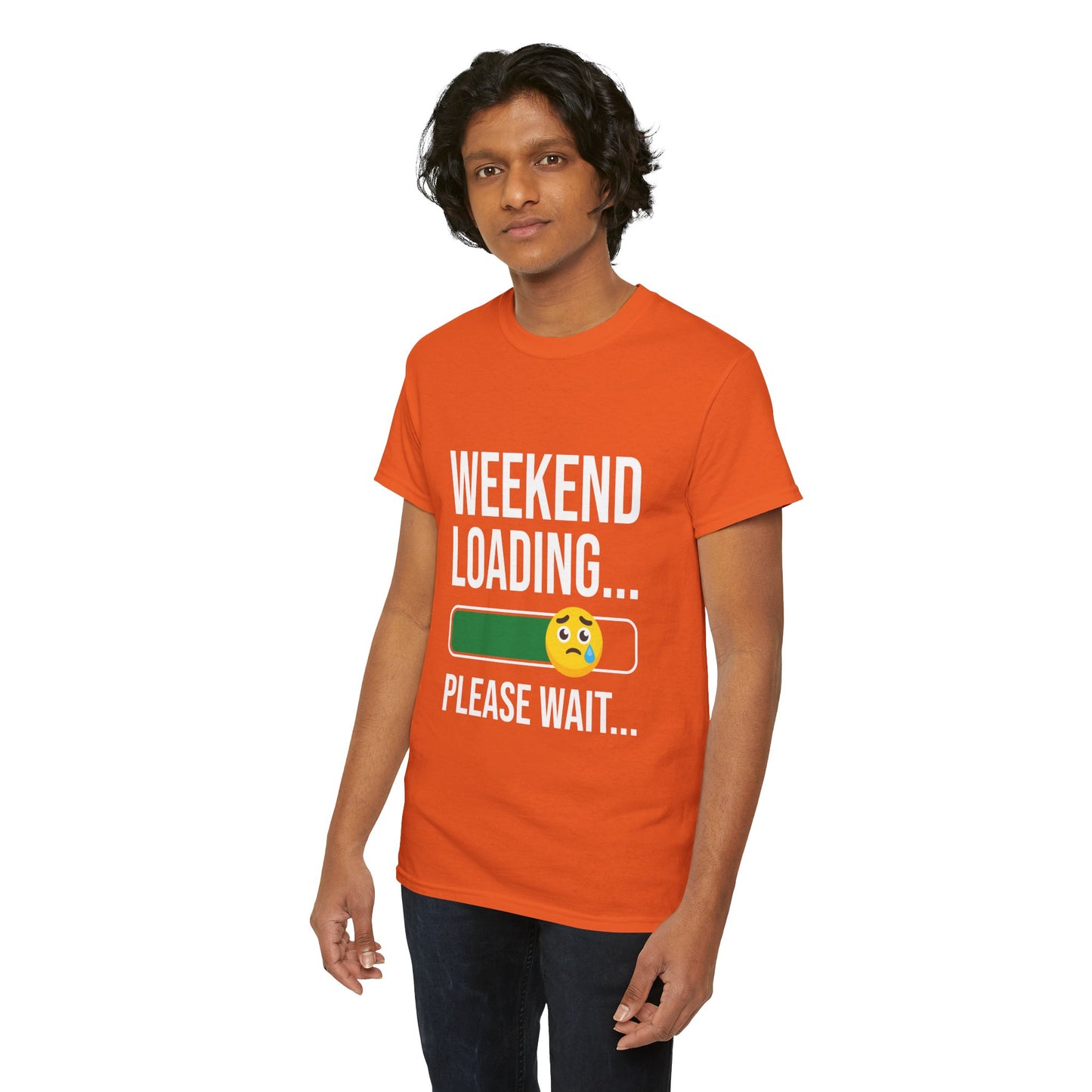 Weekend Loading Please Wait Tee — Funny Lazy Mode T-Shirt