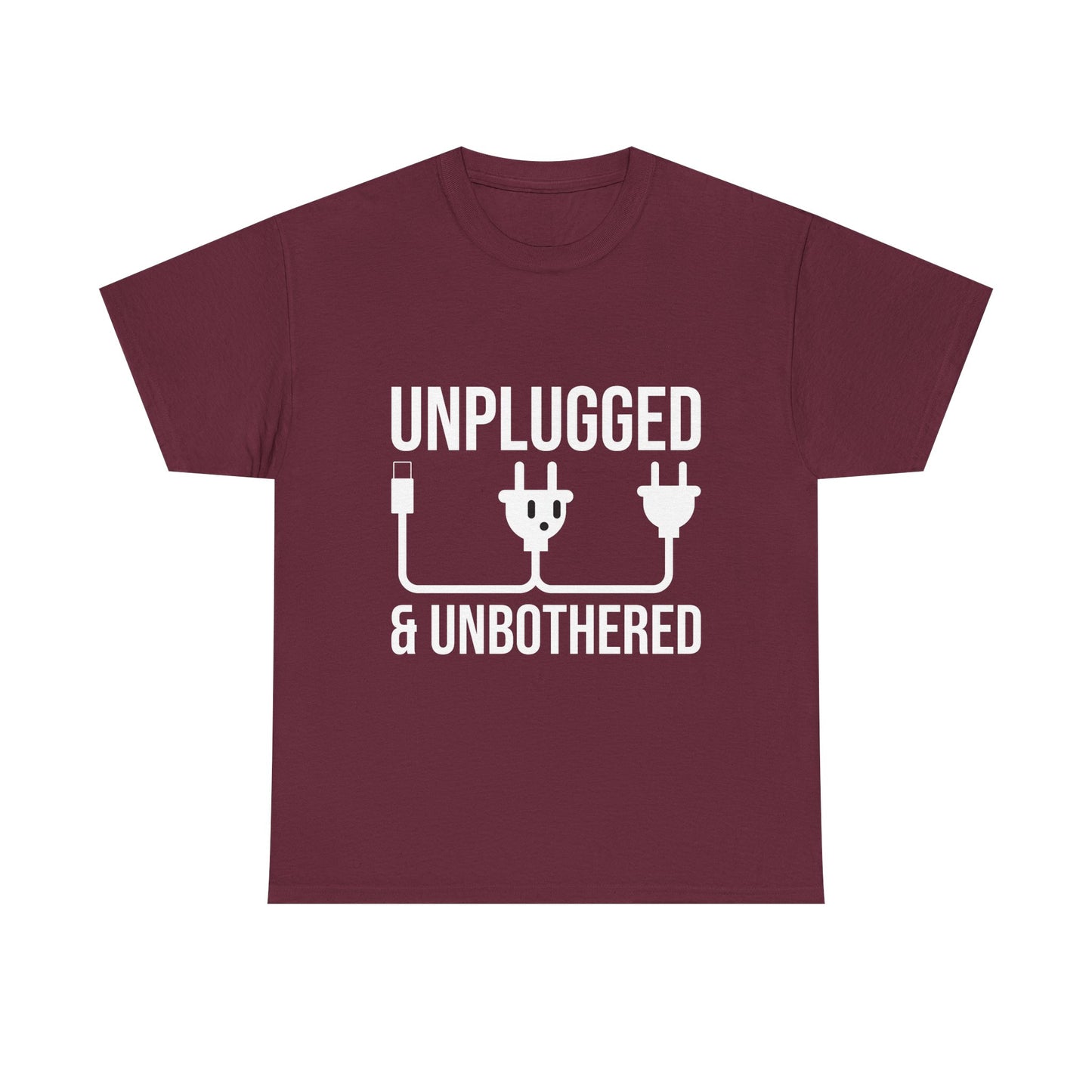 Relax Mode Tee — "Unplugged and Unbothered" Minimalist Calm T-Shirt