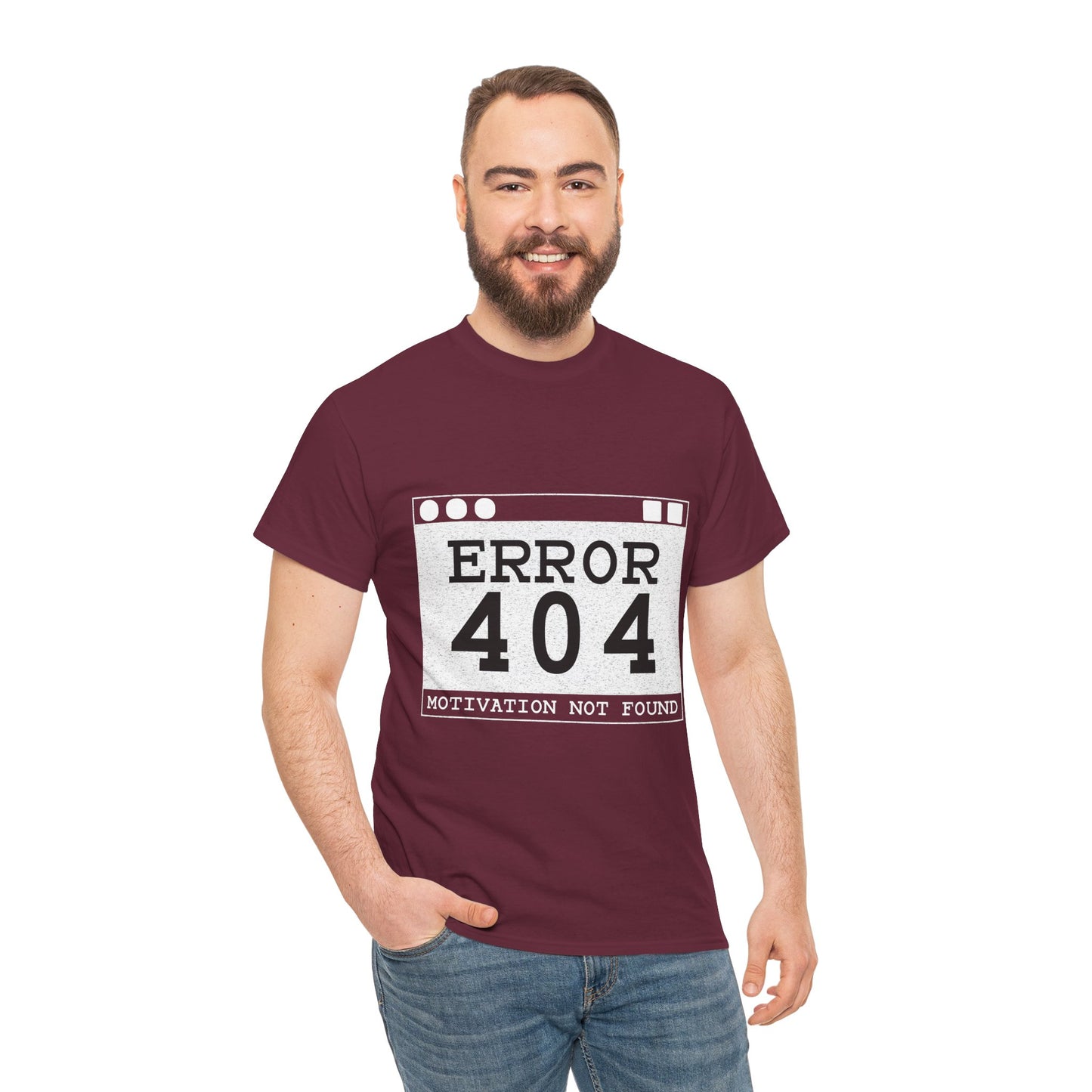 Error 404 Funny Tech T-Shirt — Geek Humor Tee