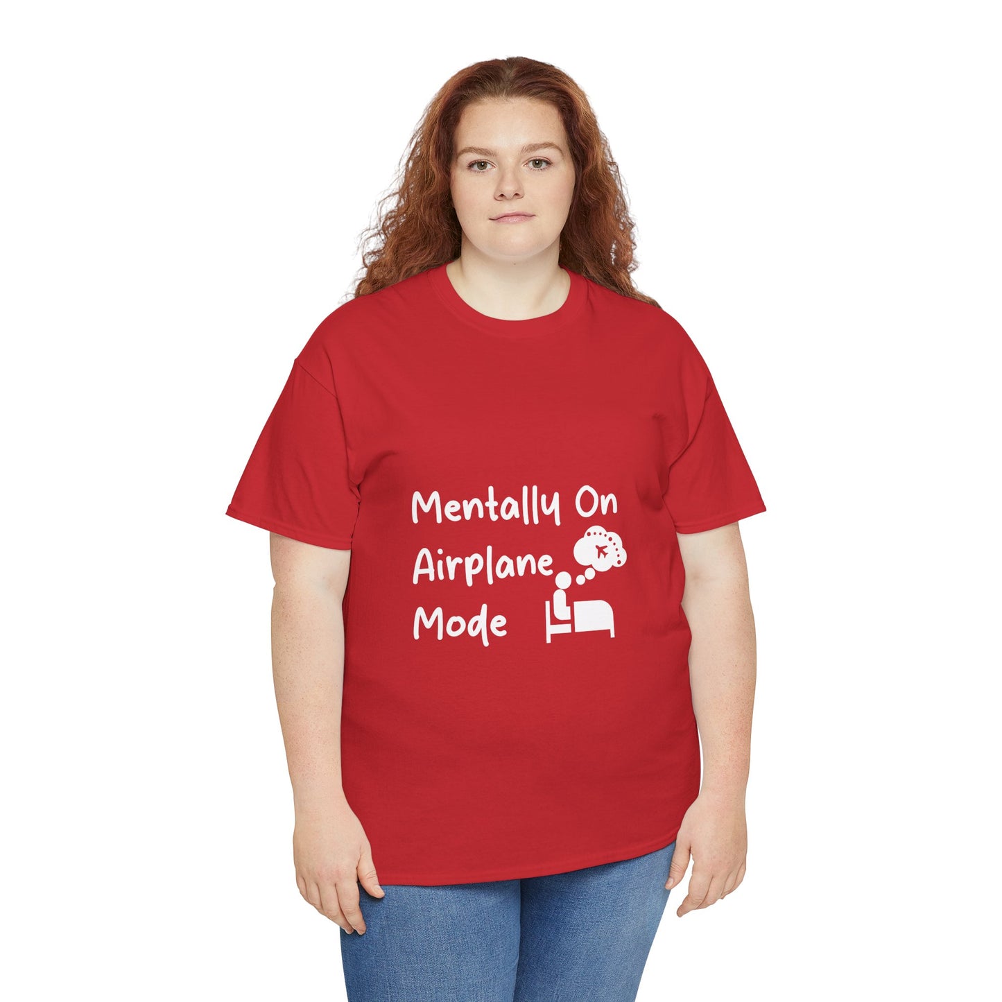 Mentally on Airplane Mode Travel Lover T-Shirt