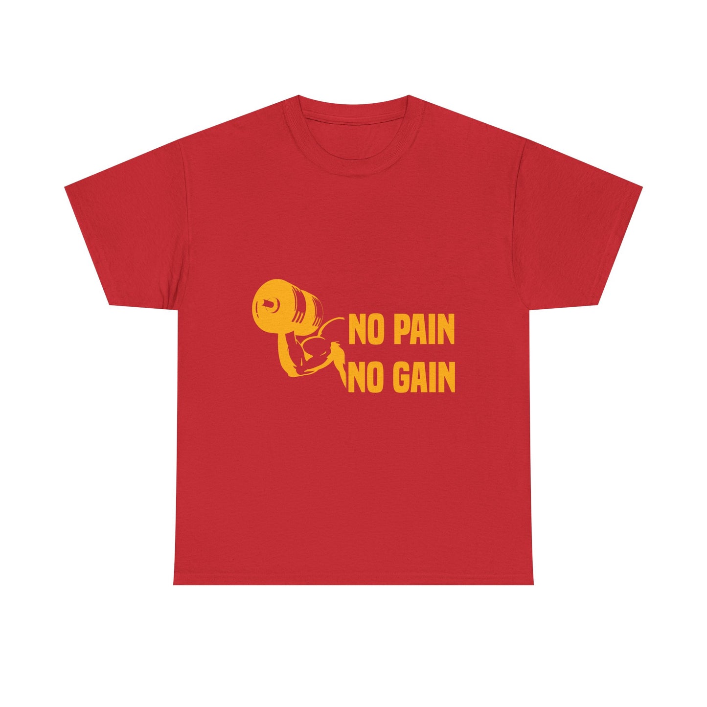 No Pain No Gain Motivational Fitness Tee