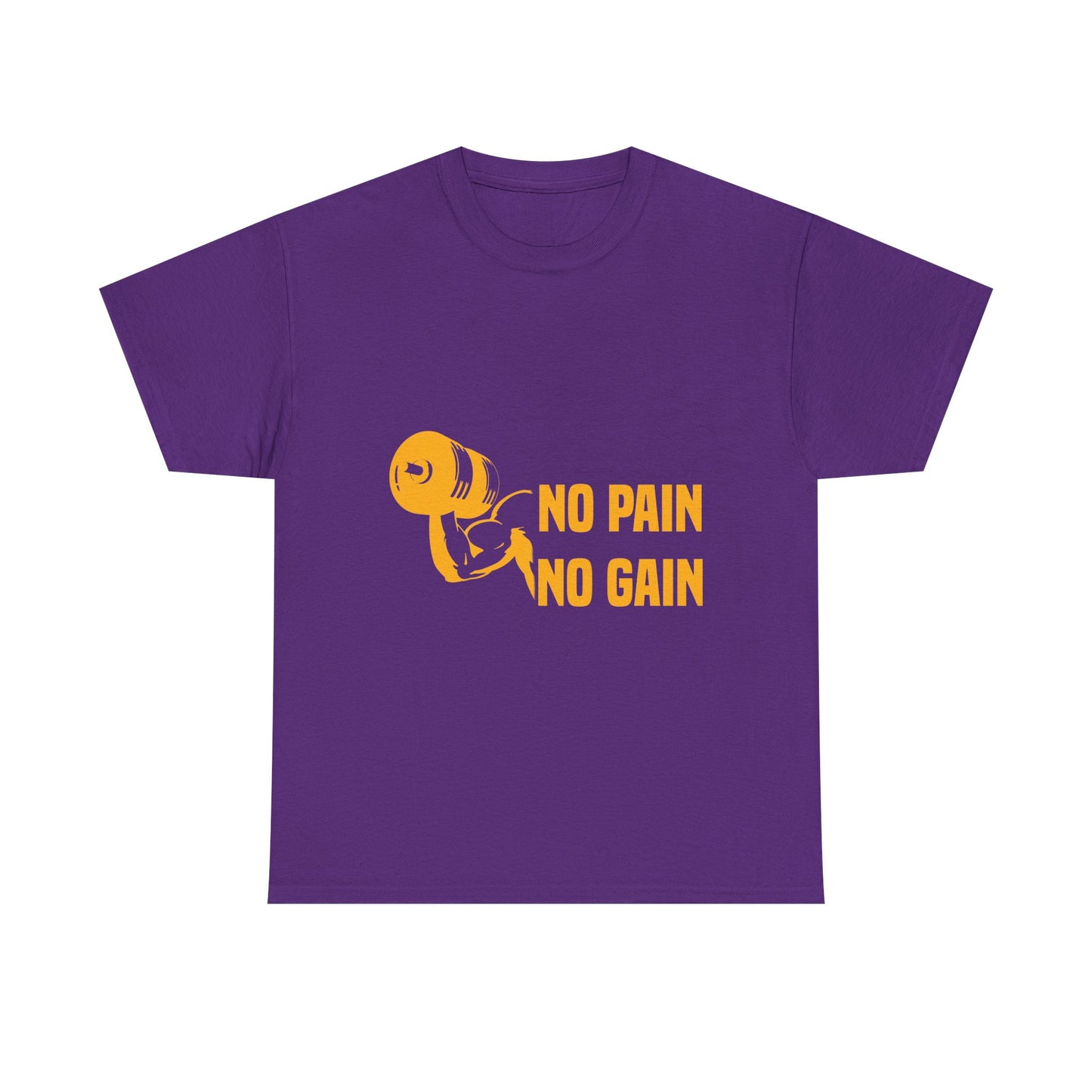 No Pain No Gain Motivational Fitness Tee